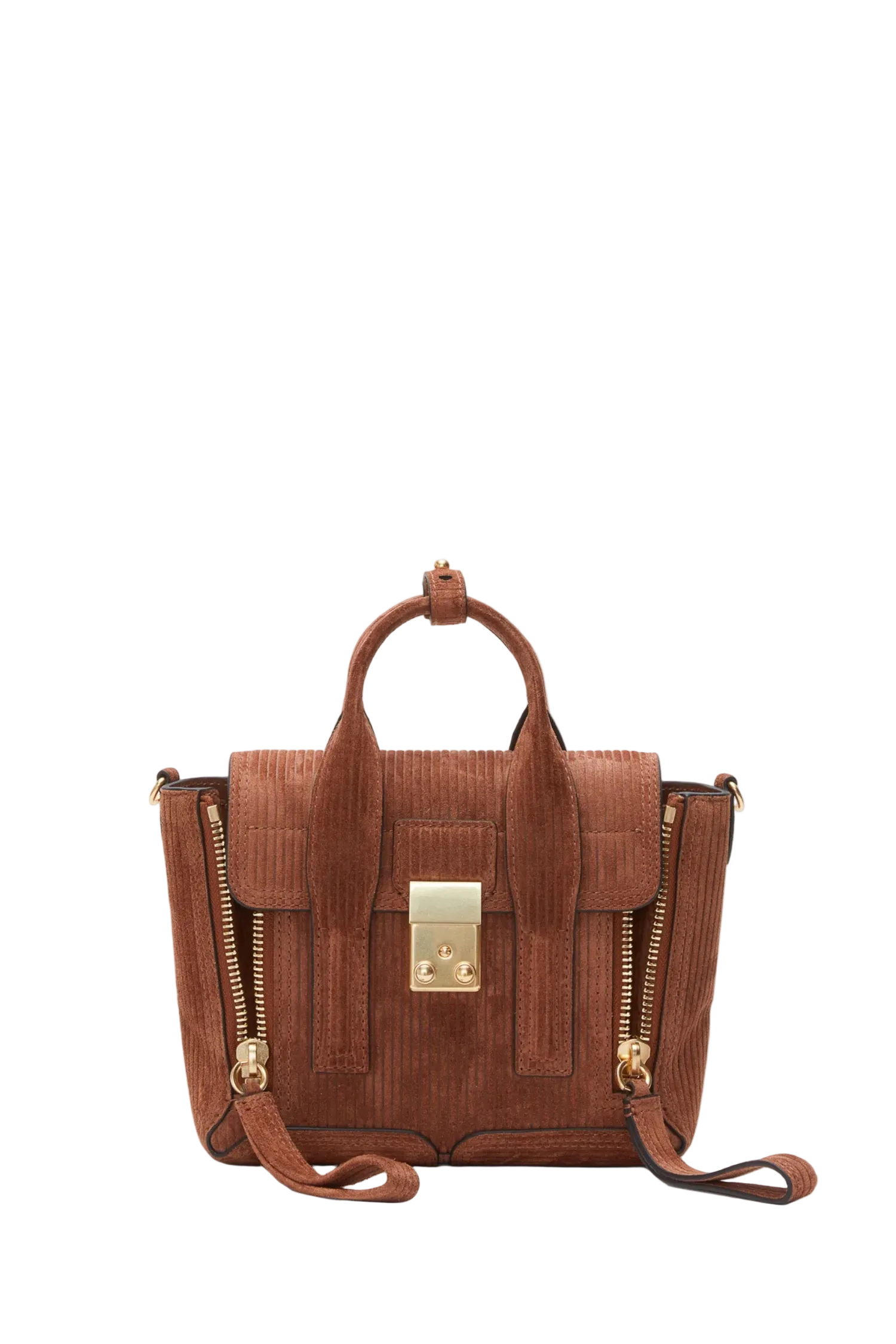 EMBOSSED SUEDE PASHLI MINI HANDBAG Sassanova