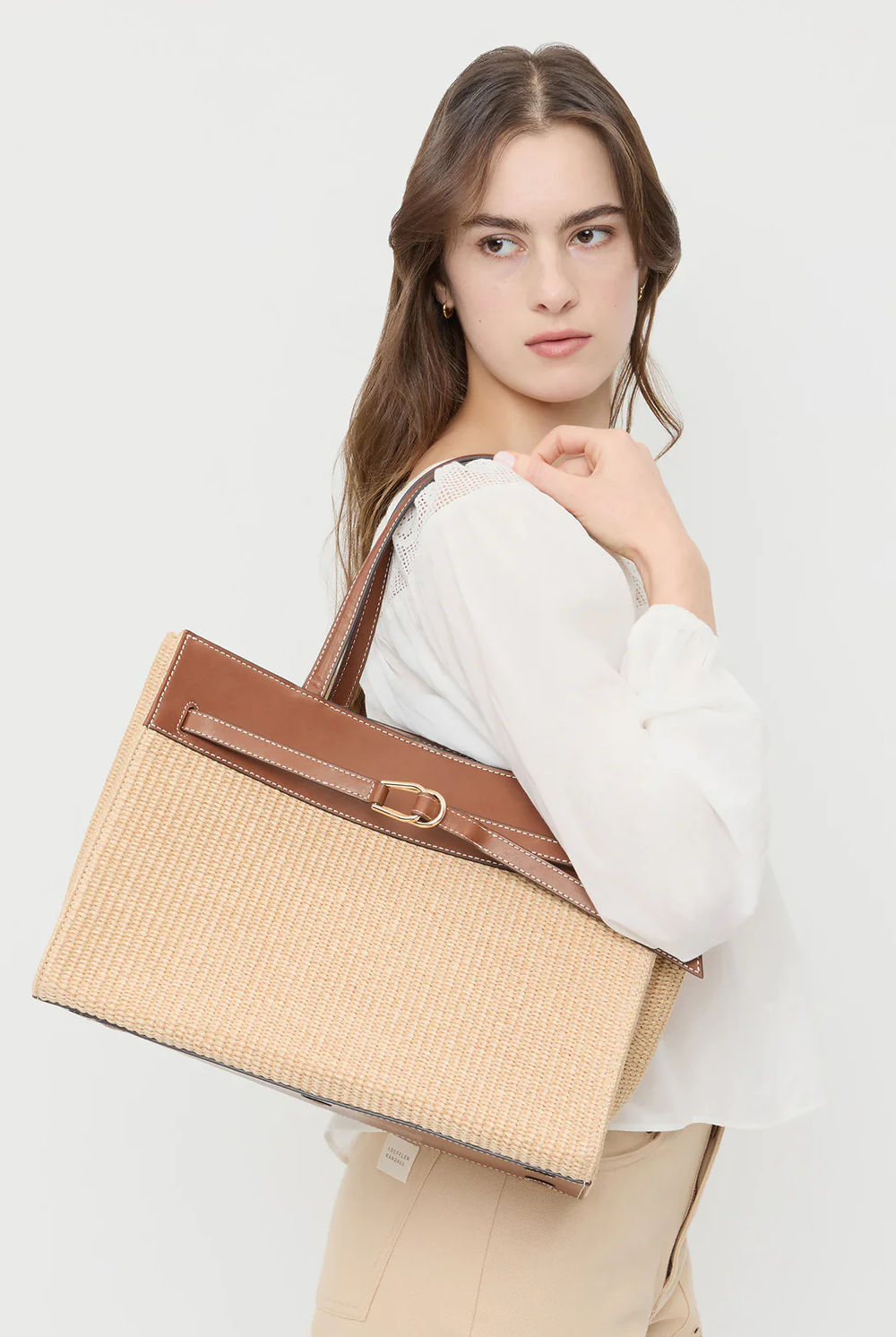 AIDAN LOOP BELT WORK TOTE - Handbags - Sassanova