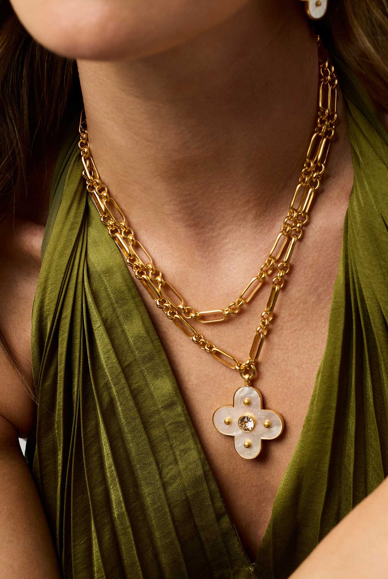 COLETTE STATEMENT NECKLACE - Necklaces - Sassanova