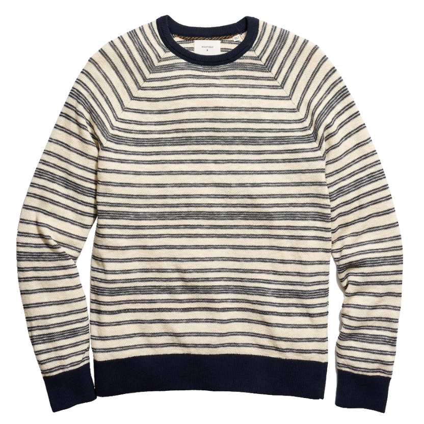 STRIPED CREW SWEATER - Sweaters - Novaman