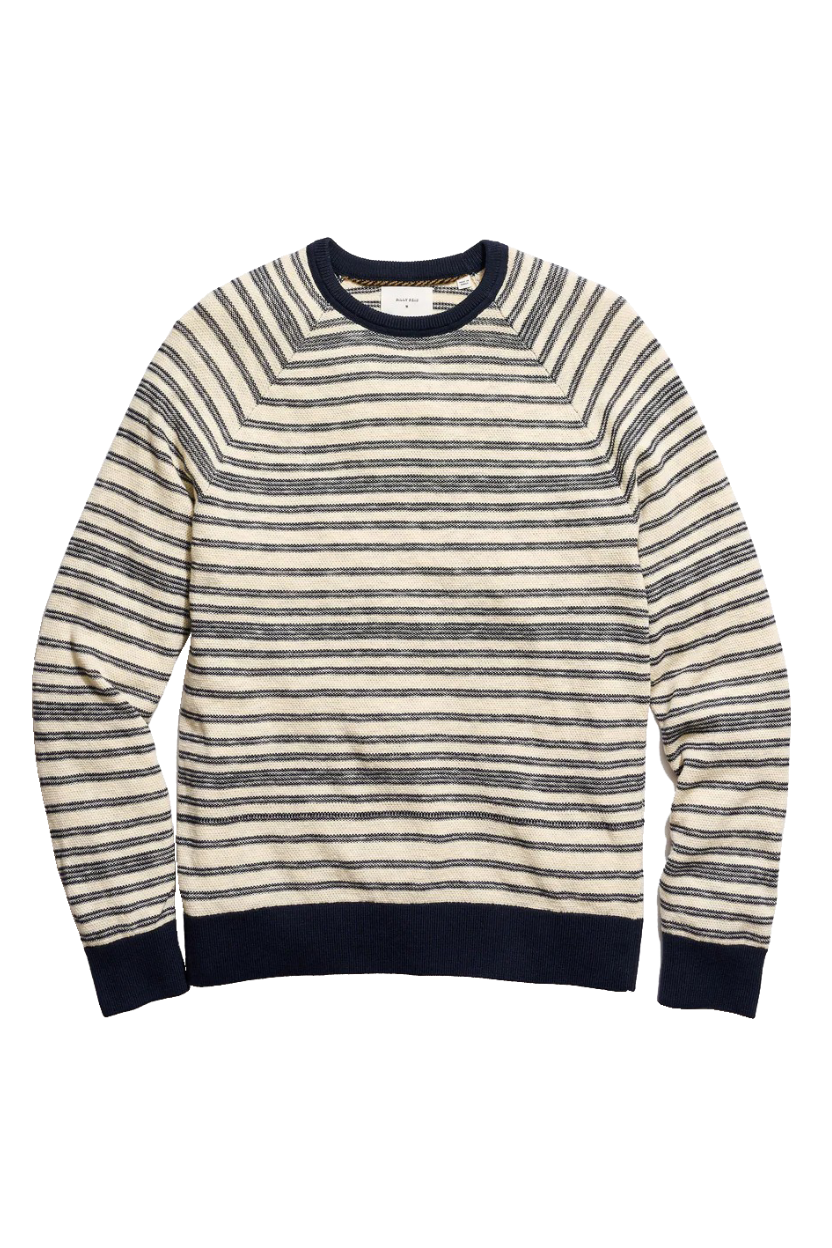 STRIPED CREW SWEATER - Sweaters - Novaman