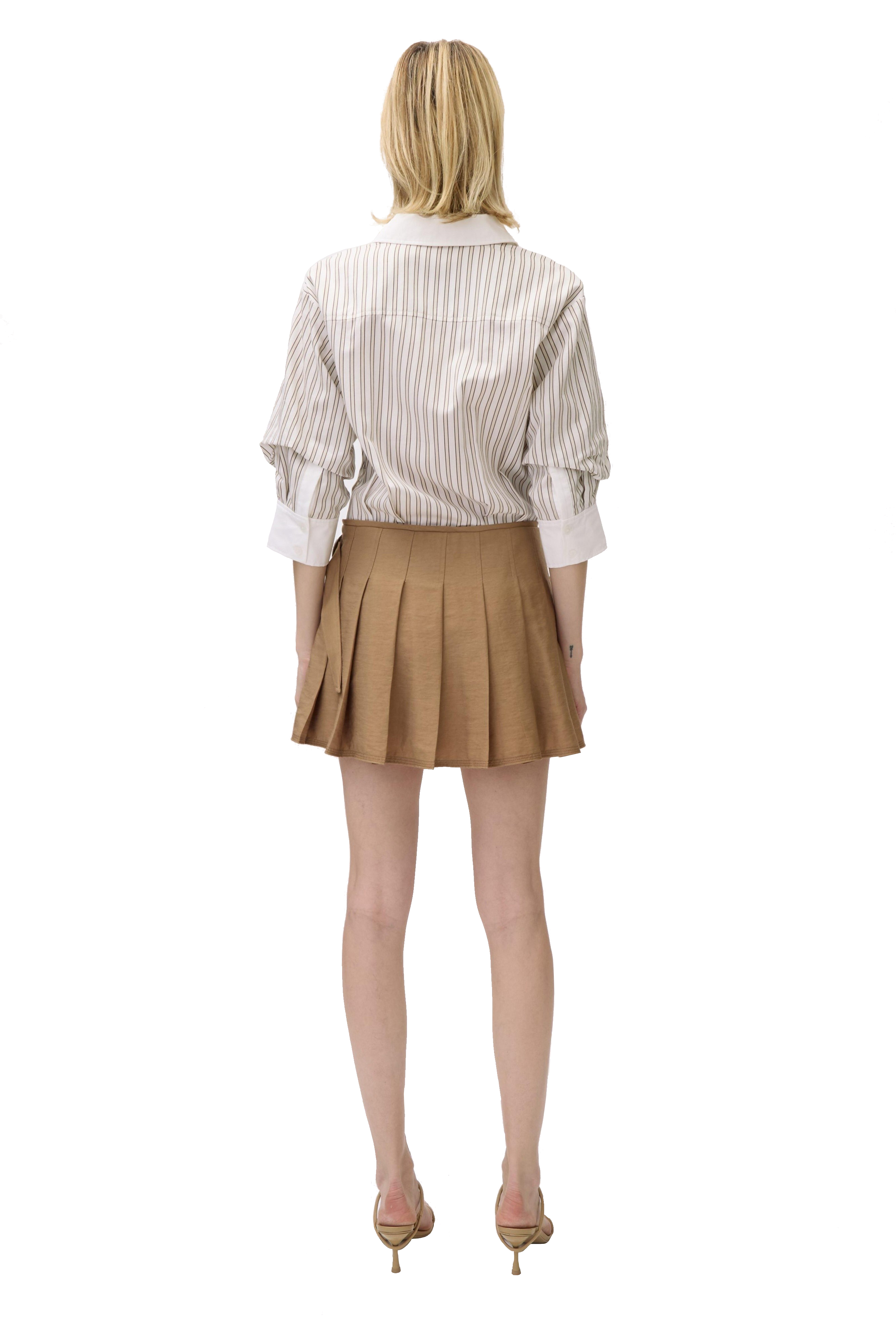 FRANKIE MINI COMBO SHIRT DRESS - Sassanova