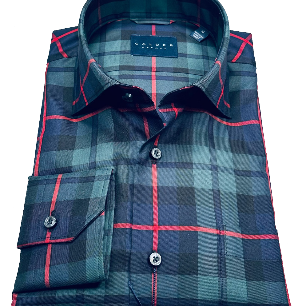 LUXURY TARTAN PLAID SPORT SHIRT - Novaman