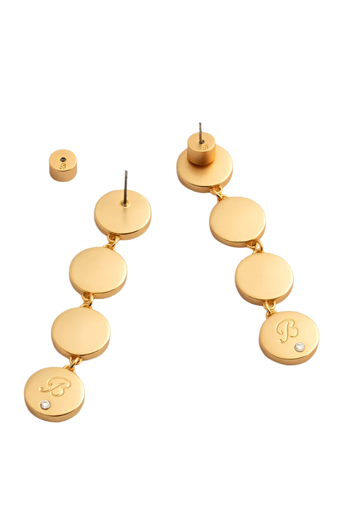 NORMAN CASTLE ROUND BEZEL DROP EARRING
sassanova