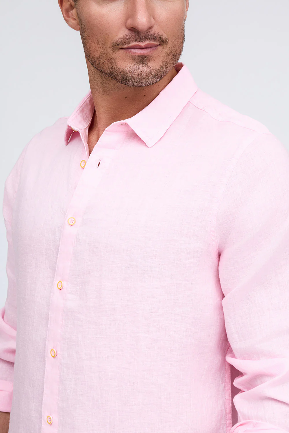 FAVORITE LONG SLEEVE LINEN SHIRT - Long Sleeved Shirts - Novaman