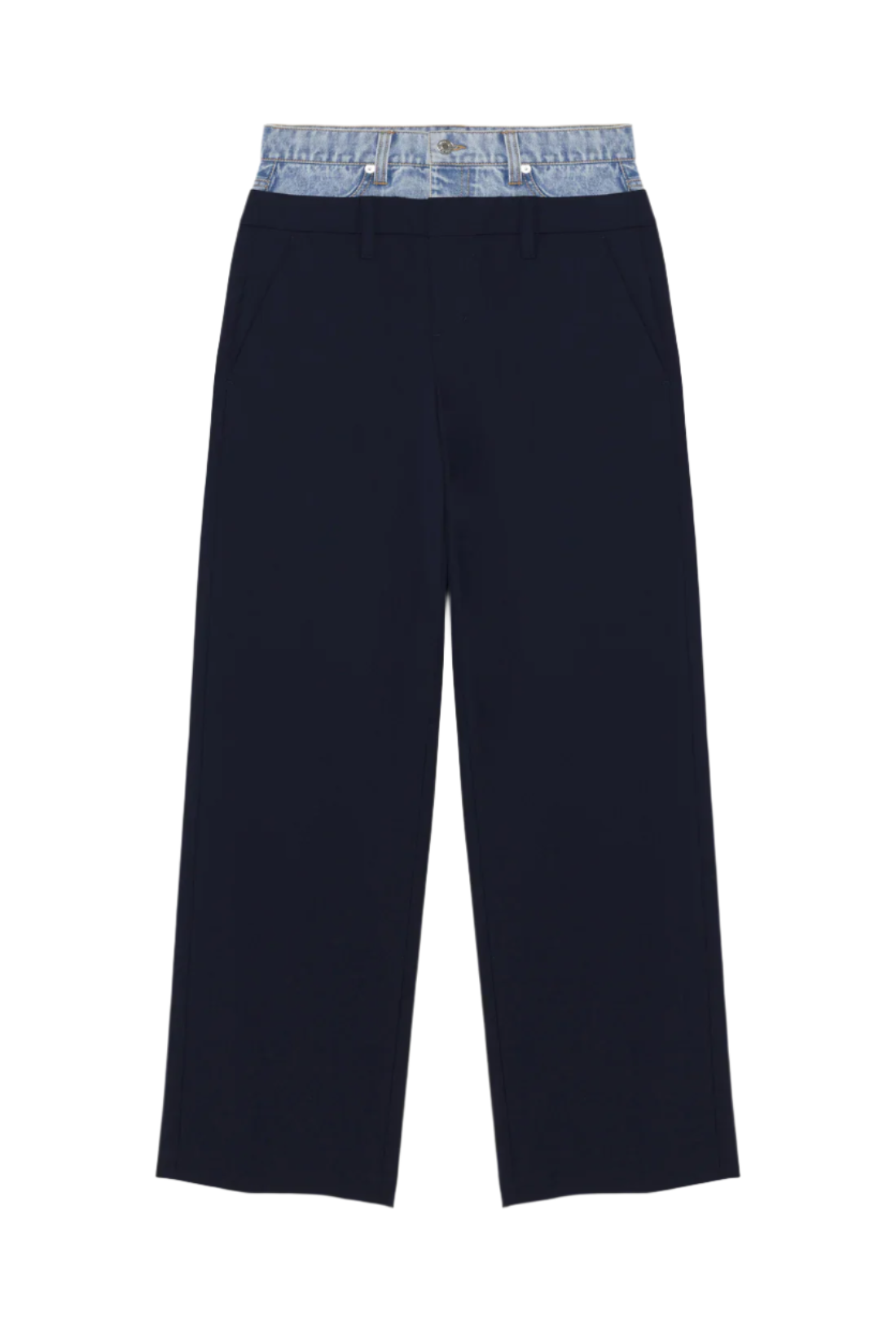 OPHELIA DBL WAISTBAND COMBO PANT - Pants - Sassanova