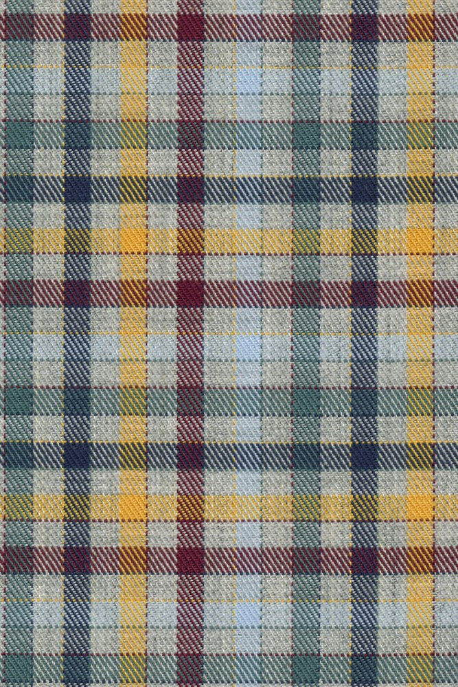 COMPACT TWILL PLAID SPORT SHIRT-novaman