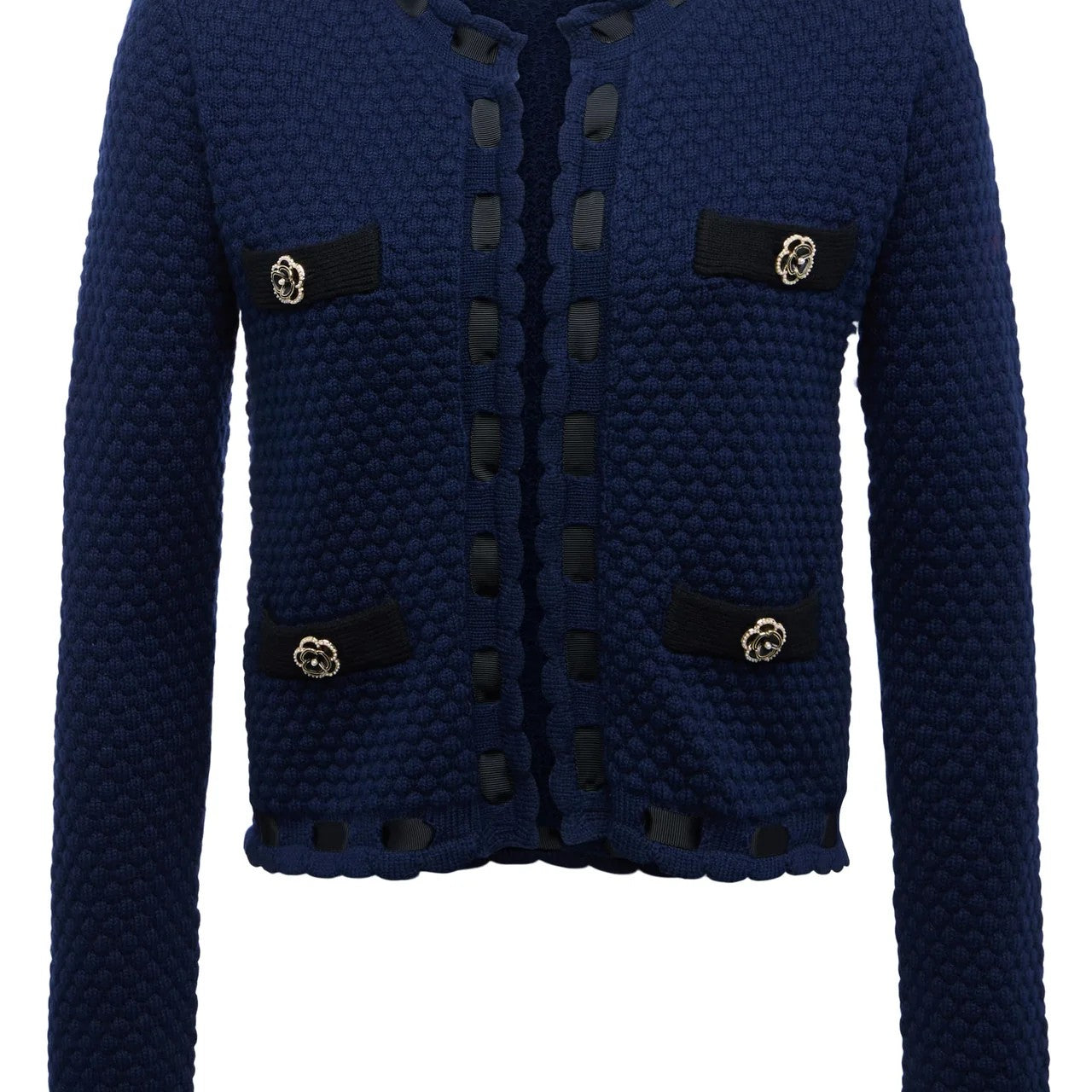 ASTOR CONTRAST TRIM CARDI-sassanova