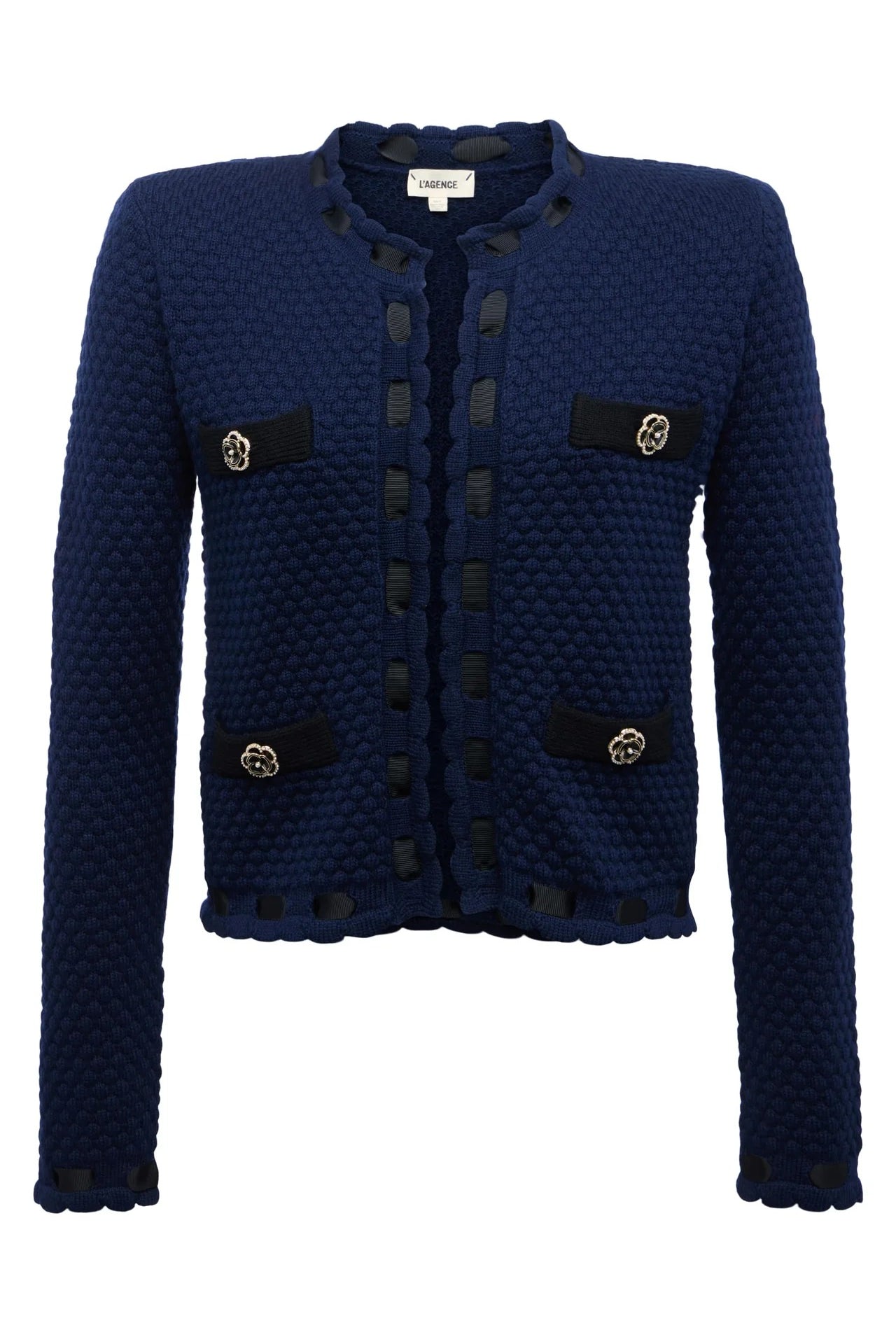 ASTOR CONTRAST TRIM CARDI-sassanova