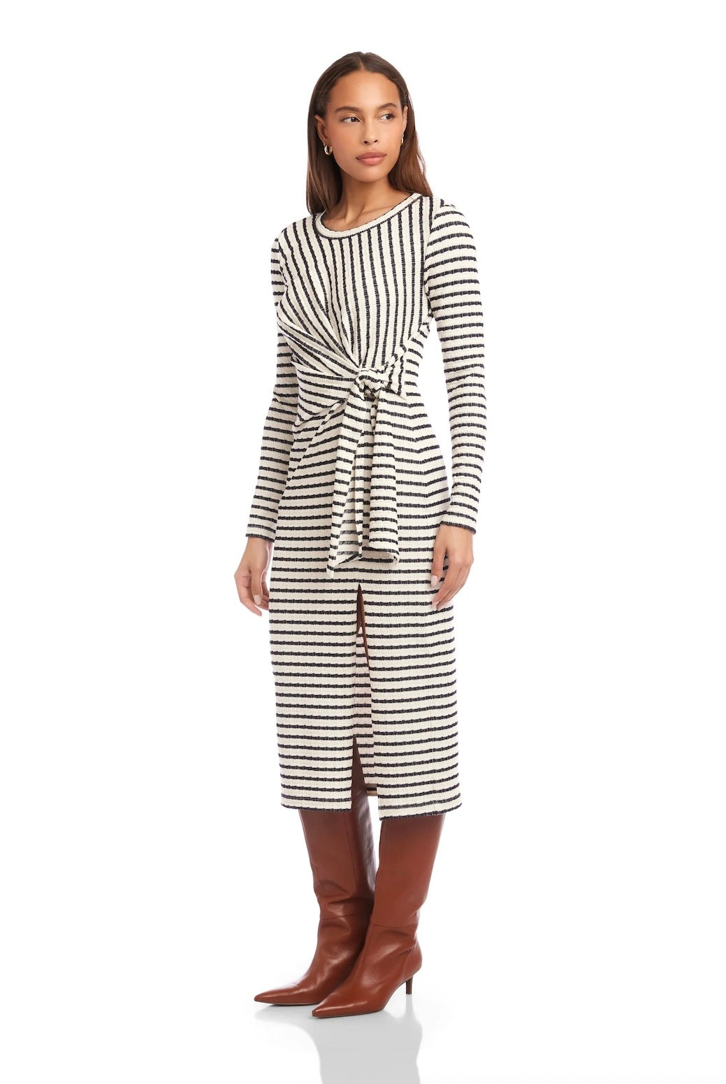 MADDIE LS MIDI DRESS - Dresses - Sassanova