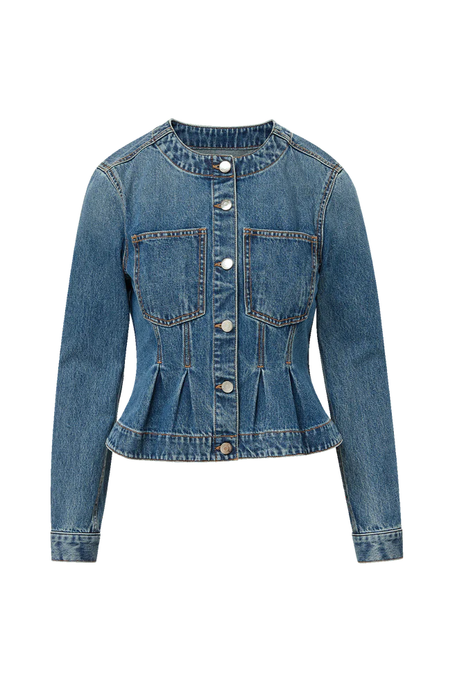 ZAHARA PEPLUM JACKET - Jackets - Sassanova