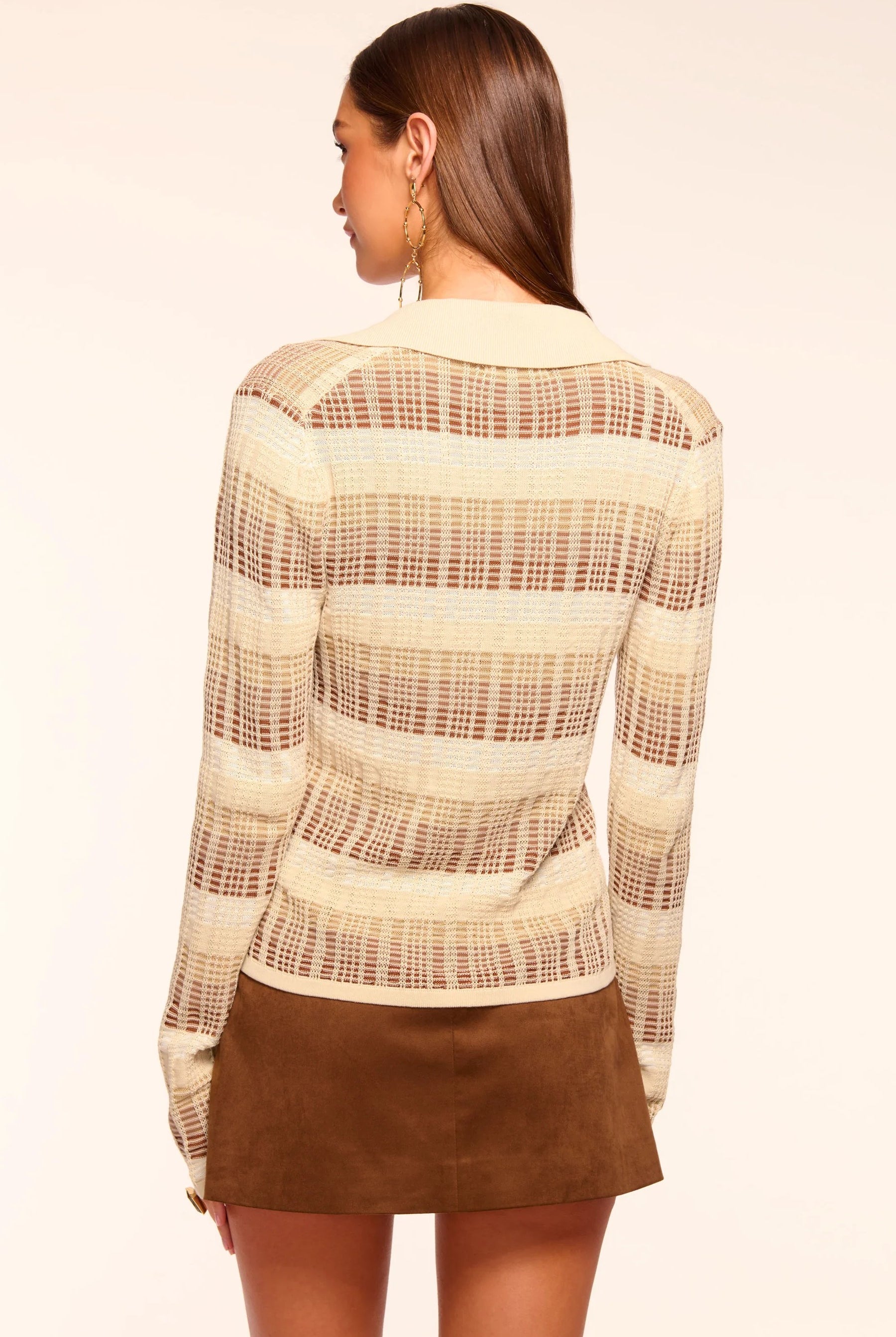 PLAID IVANA CARDIGAN - Sweaters - Sassanova