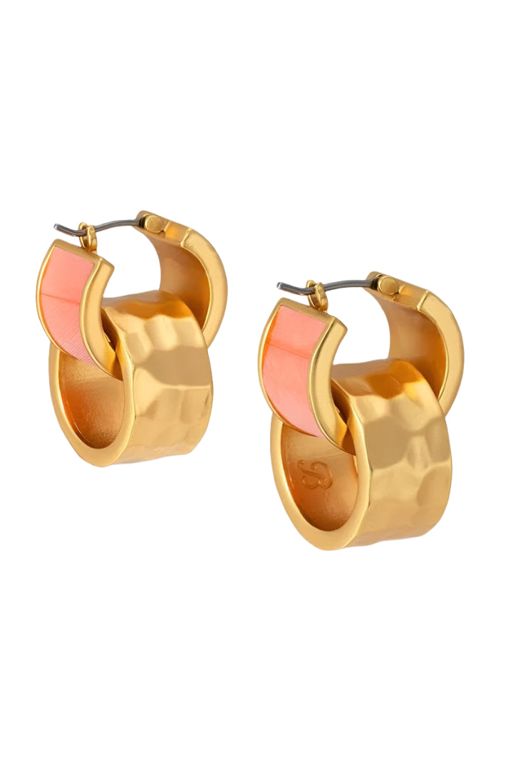 RUM CAY TWO PIECE GOLD HOOP GOLD
sassanova