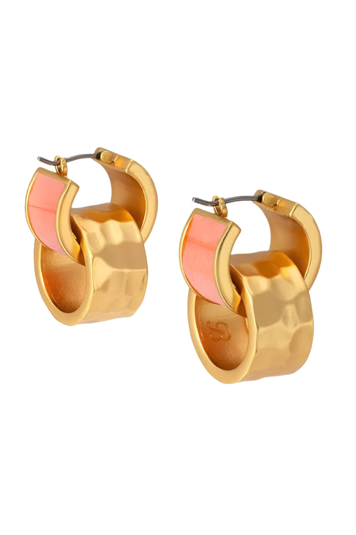 RUM CAY TWO PIECE GOLD HOOP GOLD
sassanova