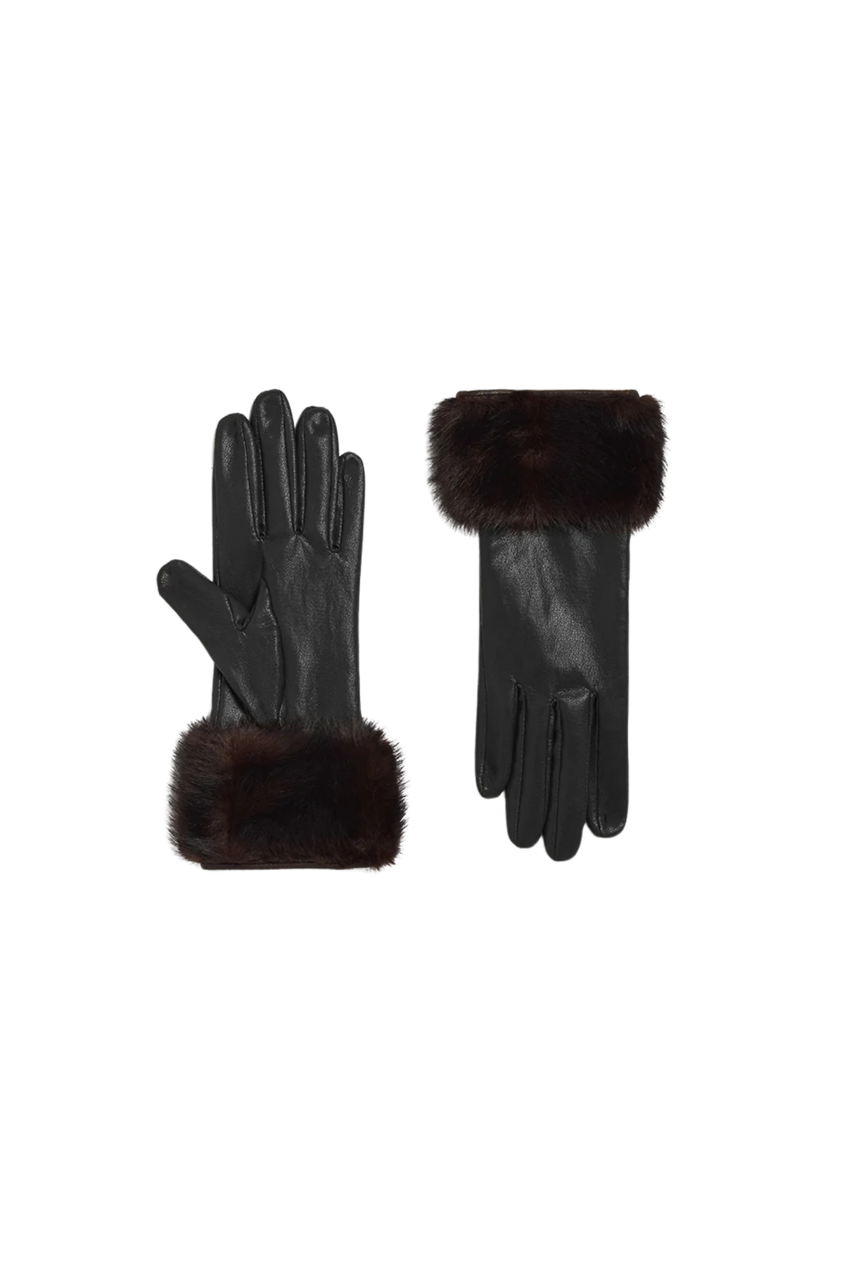 BETTY NOIR MINK GLOVES Sassanova