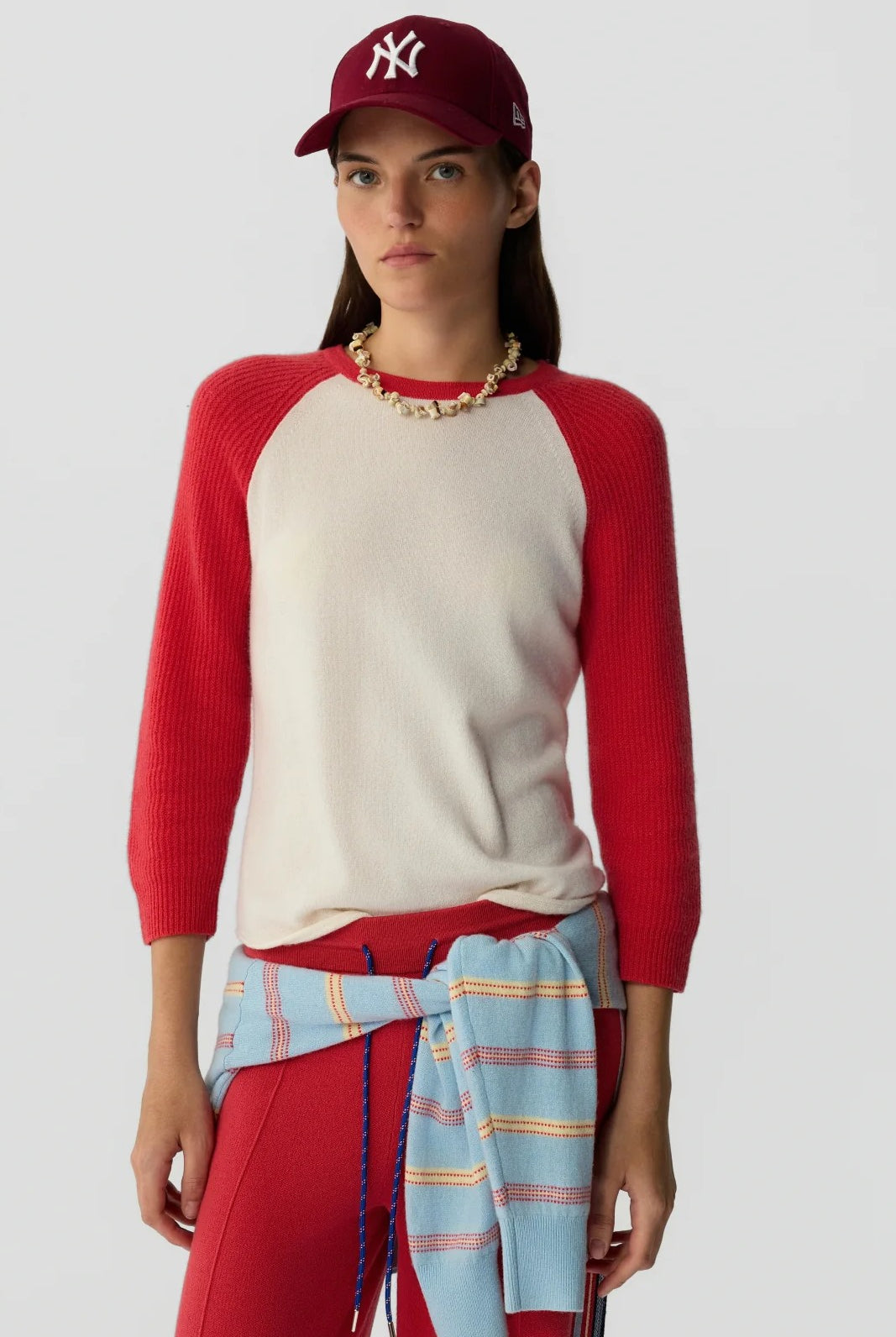 BASEBALL TEE SWEATER - Sweaters - Sassanova