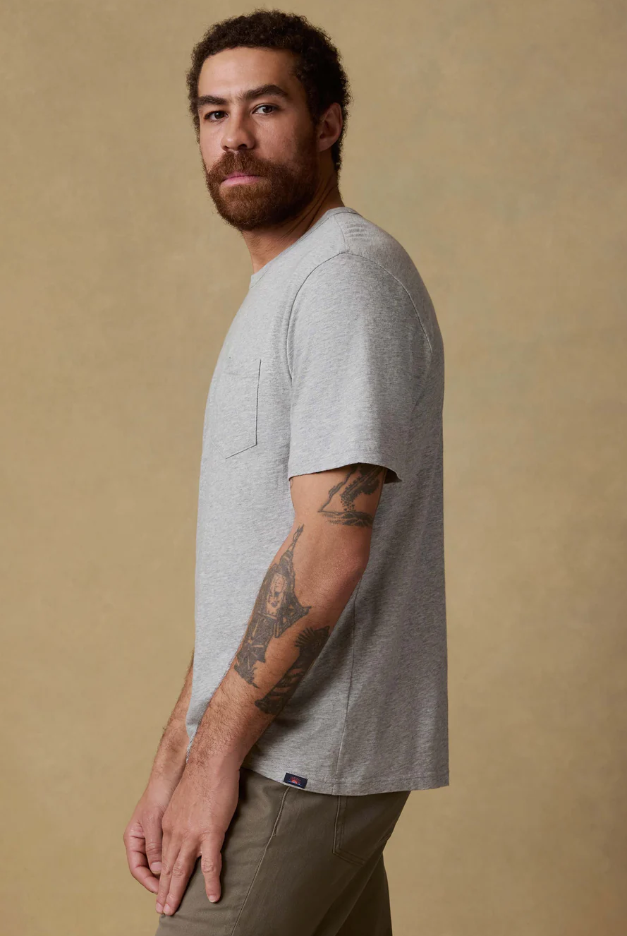 SUNWASHED POCKET TEE - T-shirts - Novaman