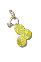 HAND PAINTED TENNIS BALL BAG CHARM & KEYCHAIN - sassanova