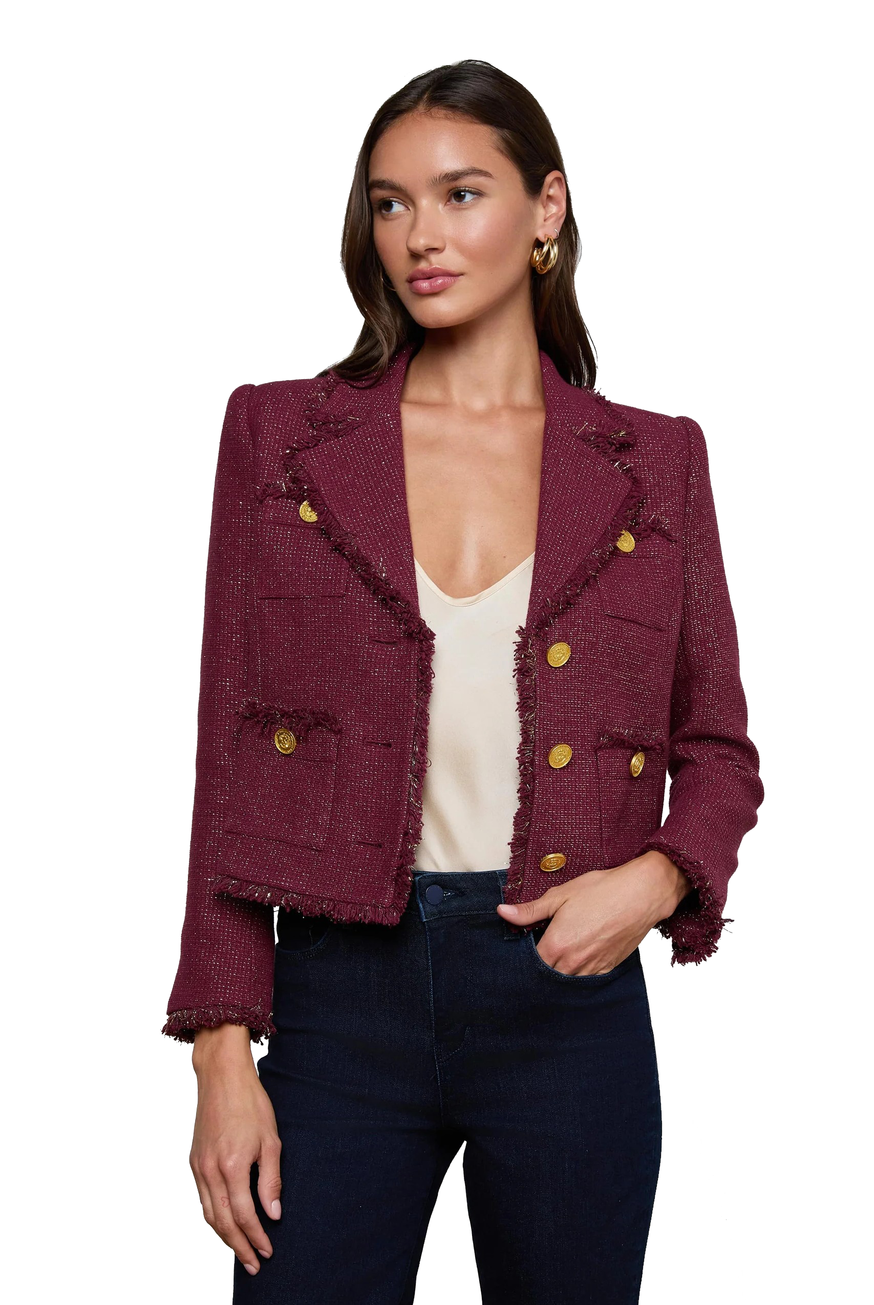 SYLVIA COLLARED JACKET (1779CNQ2) - Sassanova