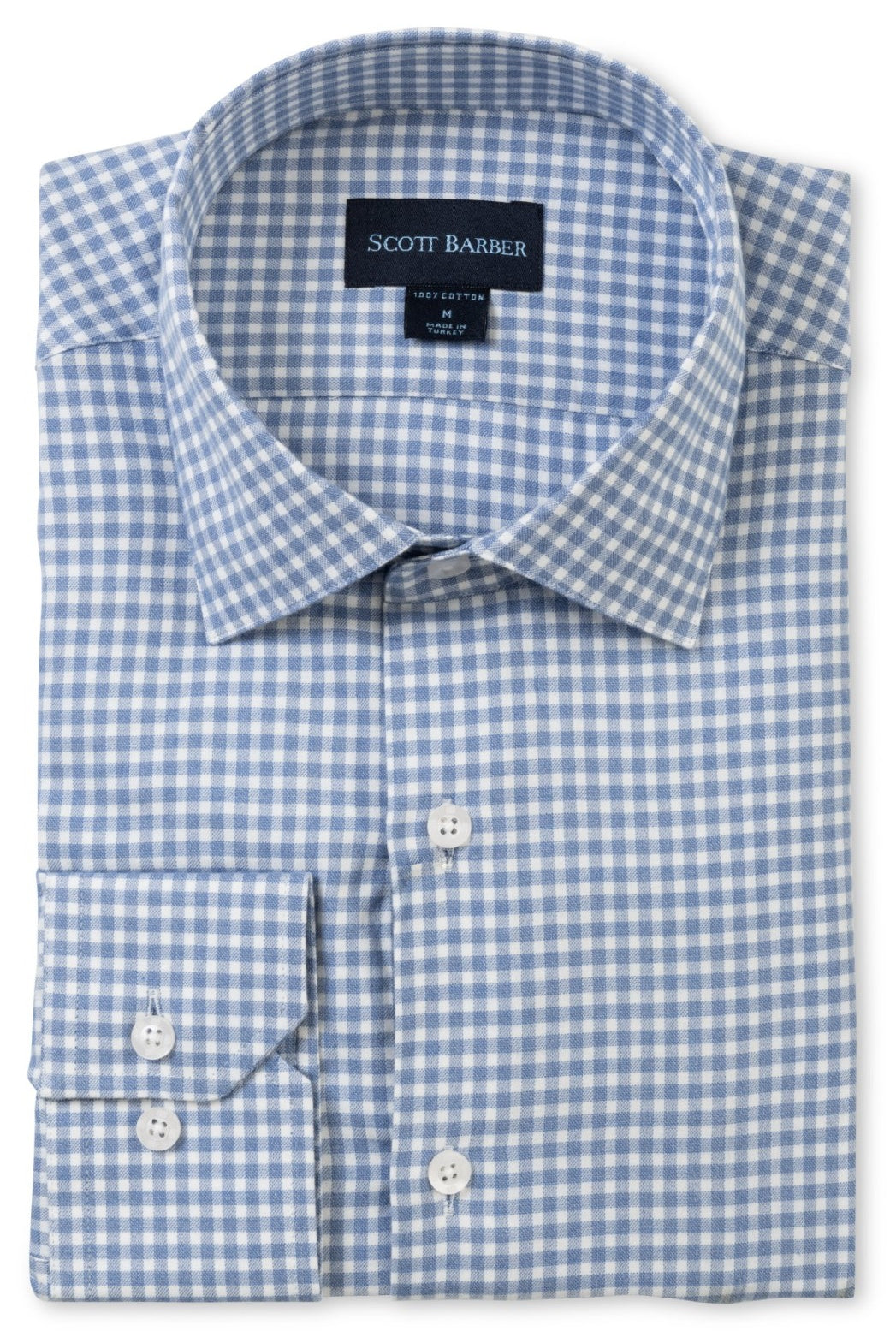 MARBLE TWILL GINGHAM SPORT SHIRT - novaman