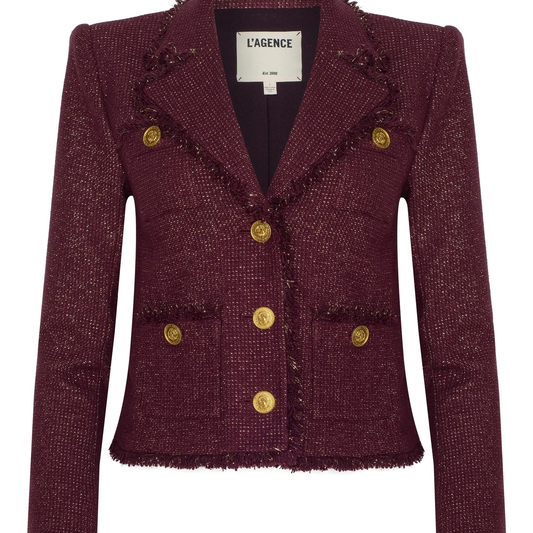 SYLVIA COLLARED JACKET (1779CNQ2) - Sassanova