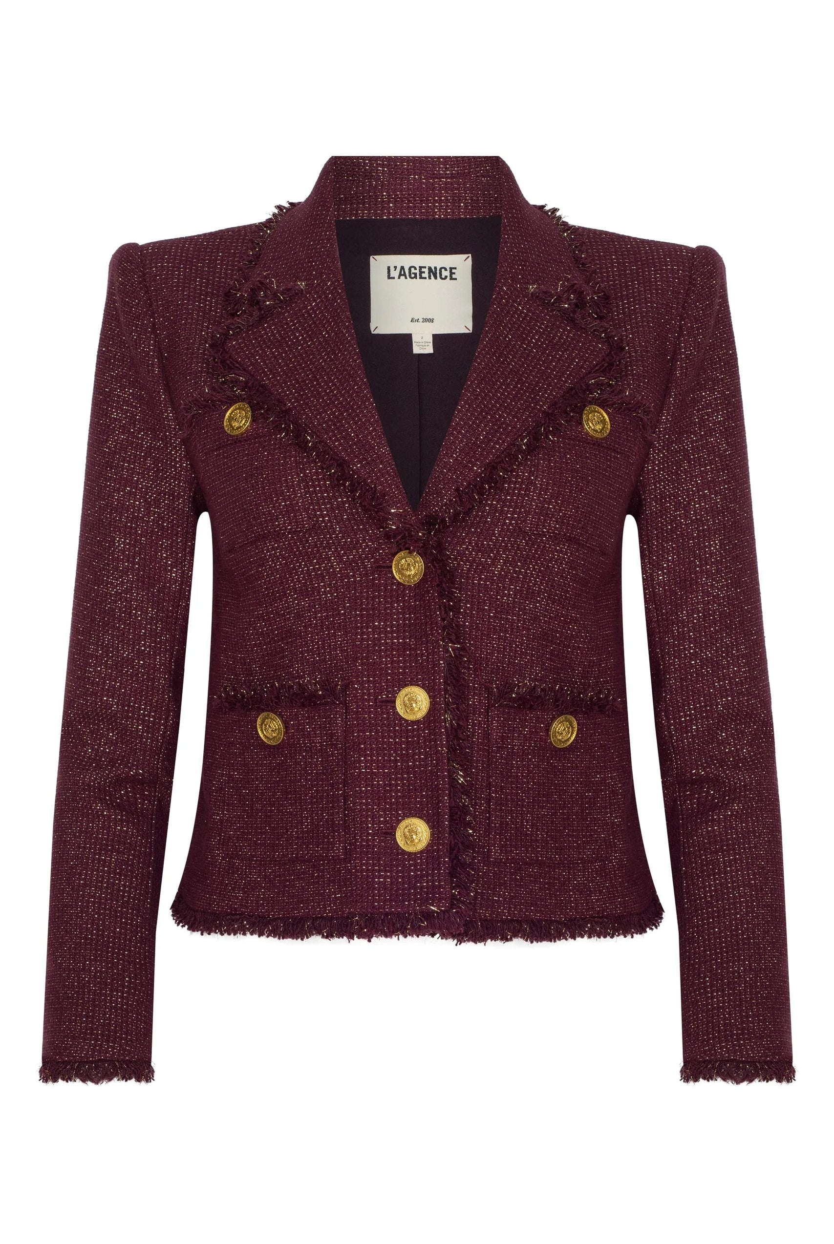 SYLVIA COLLARED JACKET (1779CNQ2) - Sassanova