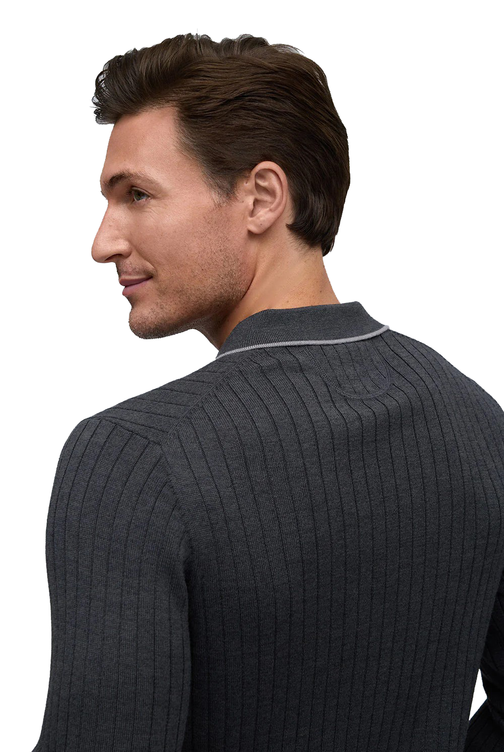 DROP NEEDLE JOHNNY COLLAR SWEATER - Sweater - Novaman