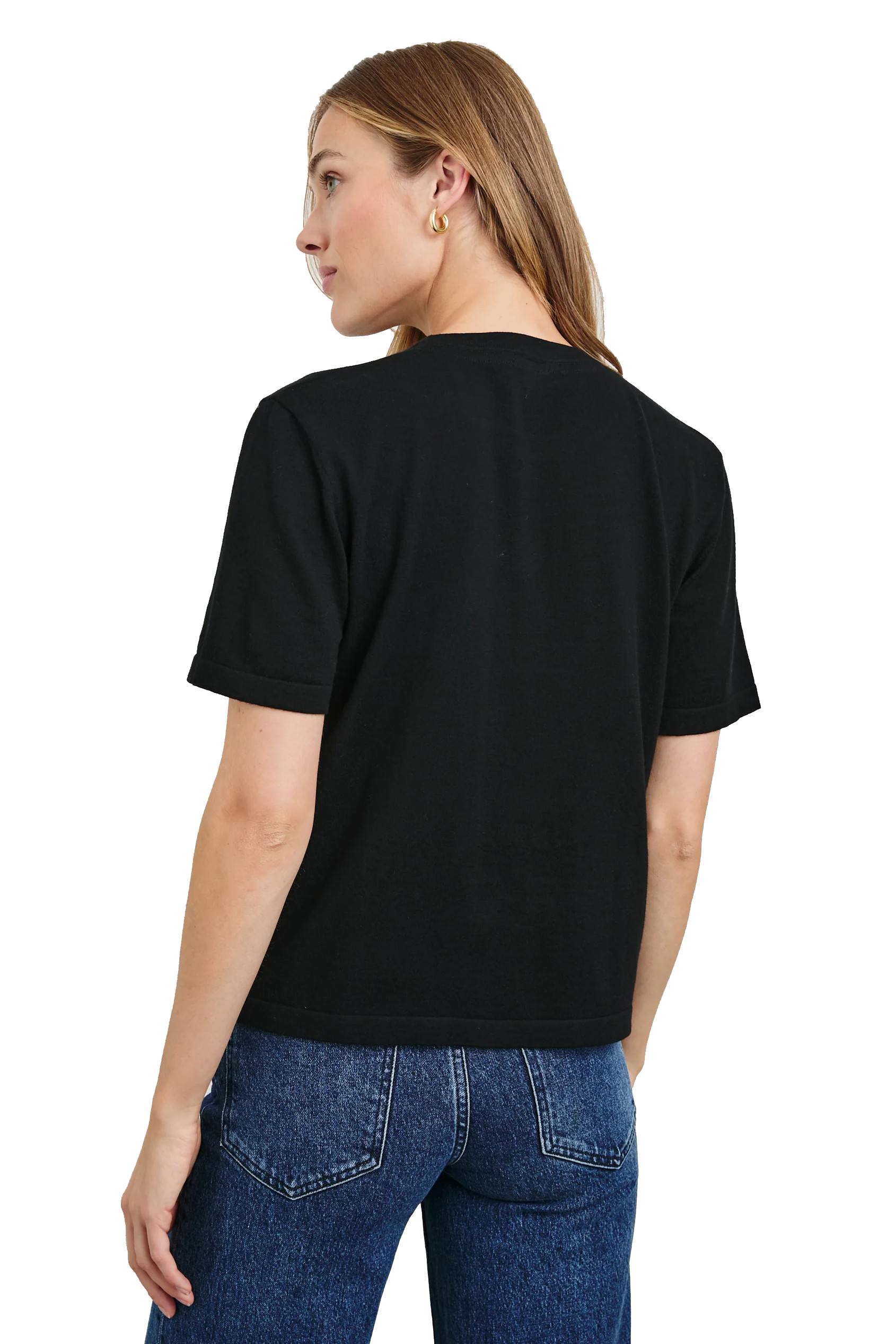 COTTON CASHMERE SS TEE - T-shirts - Sassanova