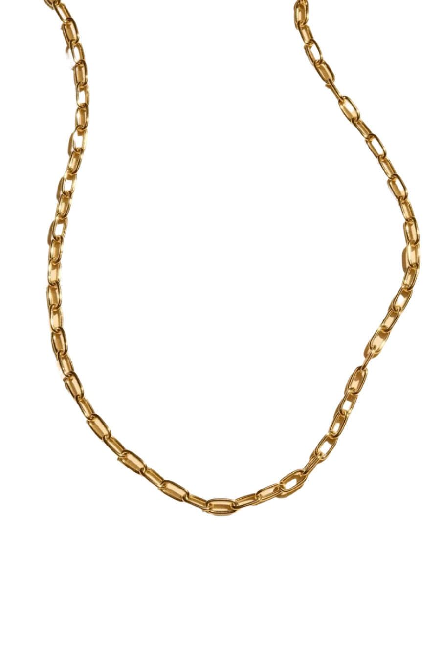 MINI PAPERCLIP NECKLACE- GLD
sassanova