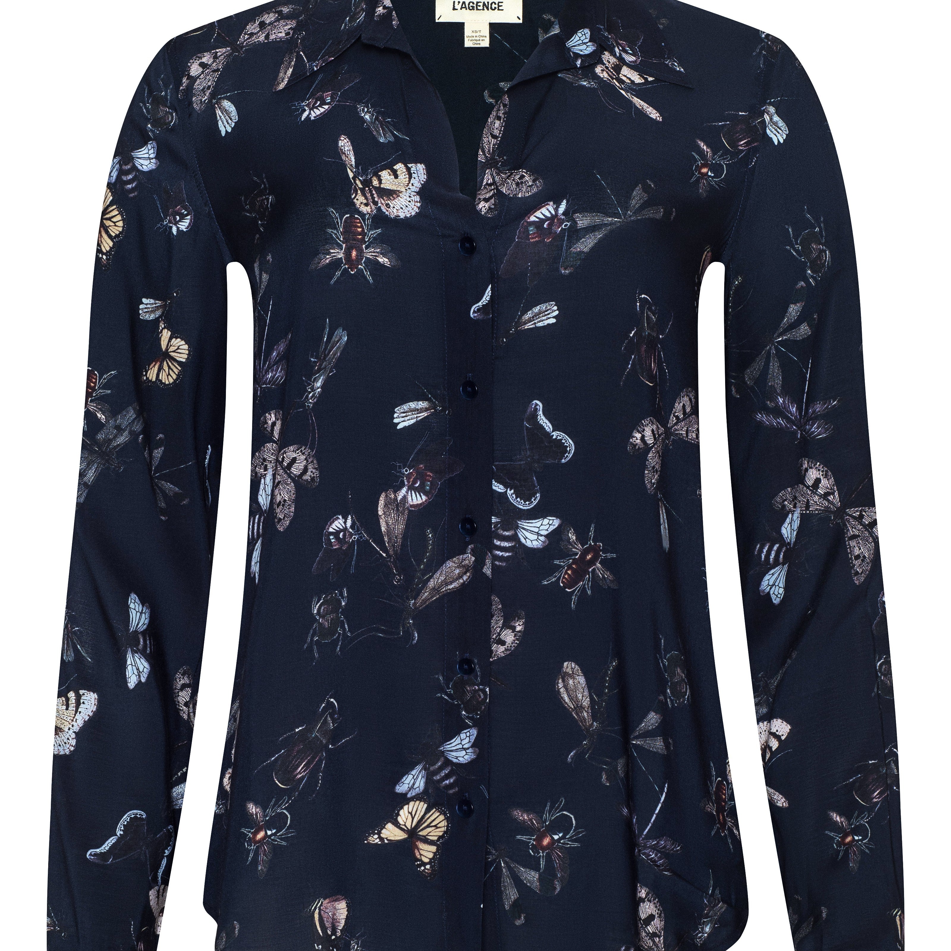 HOLLY L/S BLOUSE (40223BDD) - sassanova