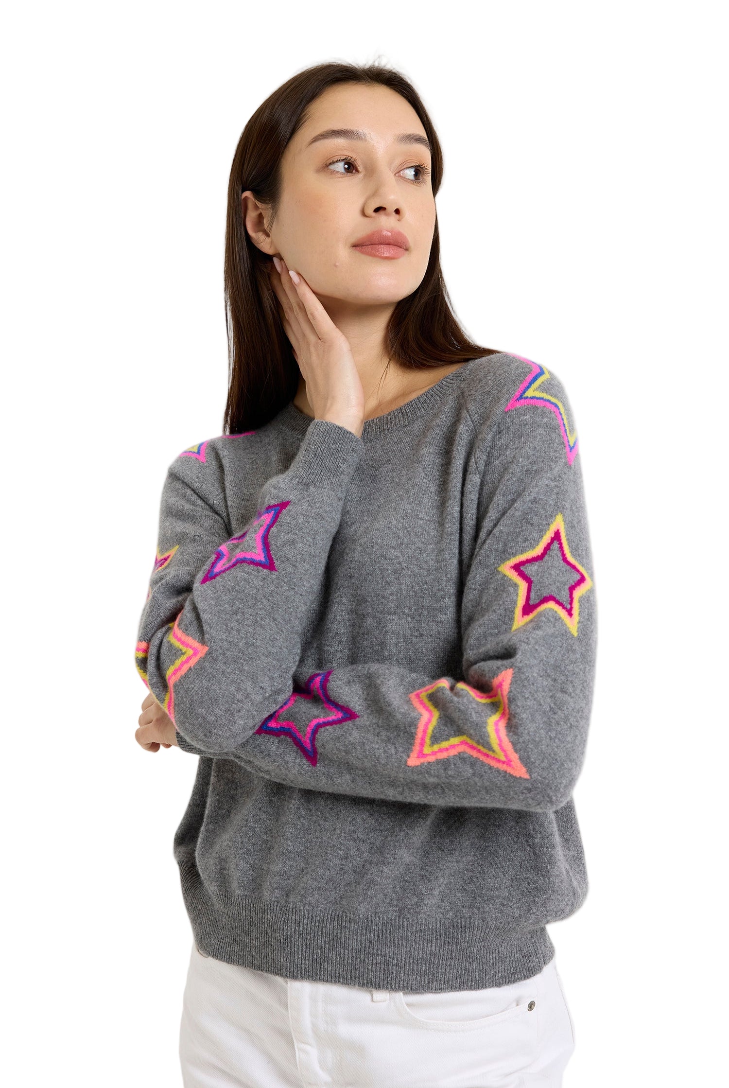 POP STAR SLEEVE CREW-Sassanova
