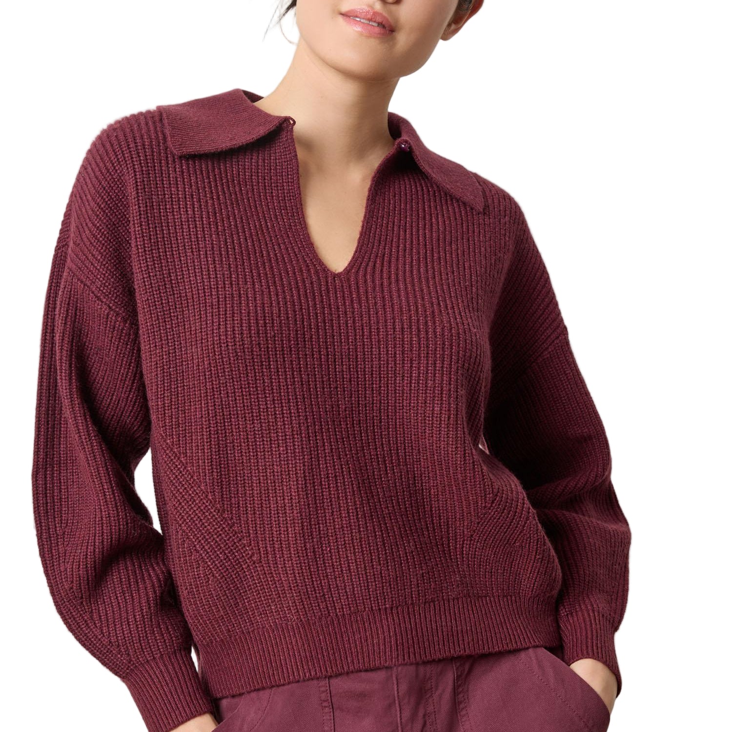 KEYHOLE RIB SWEATER (PA3070)
sassanova