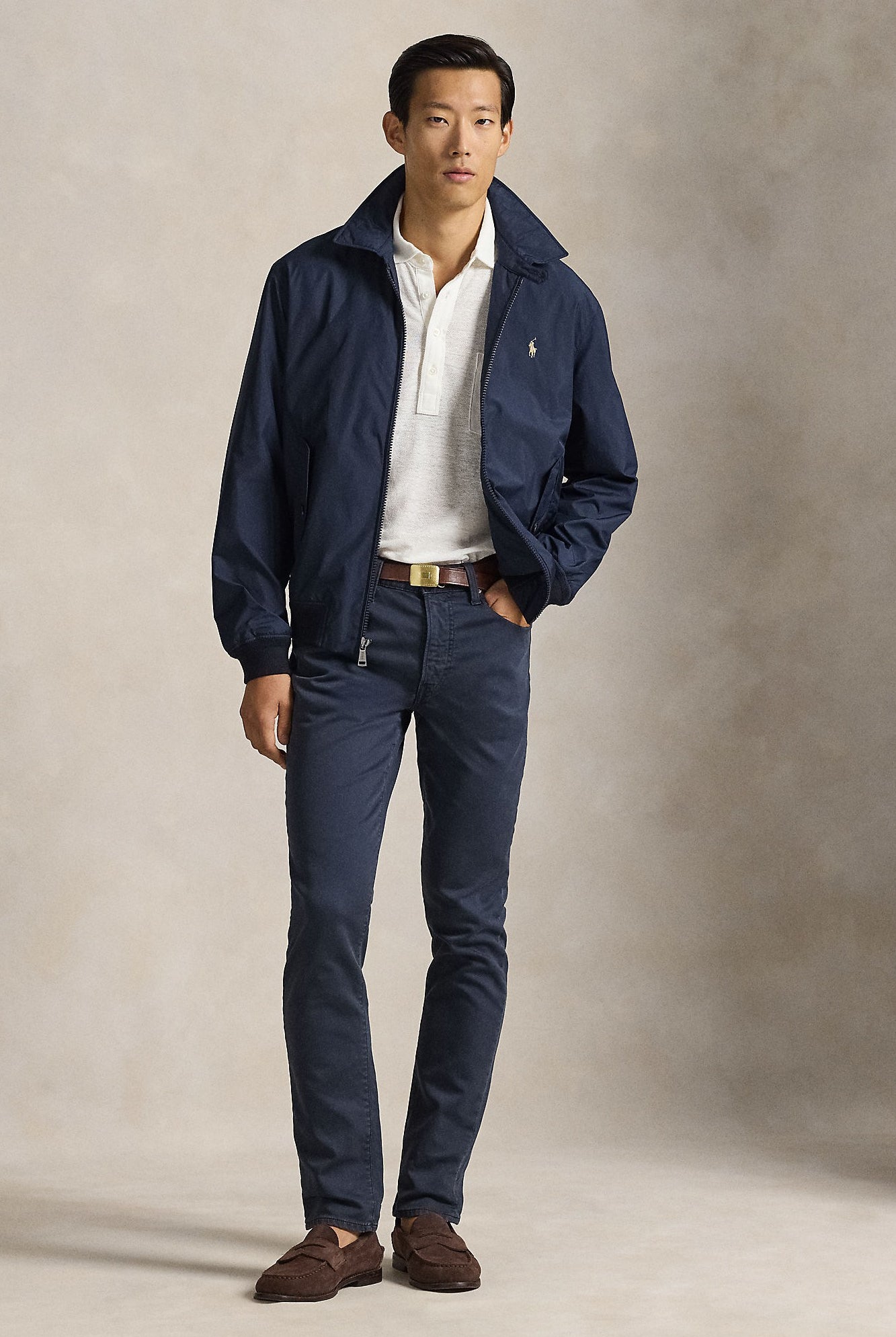 SHORT SLEEVE LINEN PIQUE POLO - Polos - Novaman