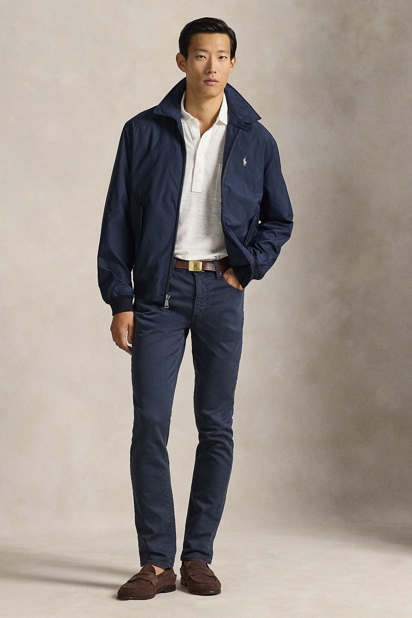 SHORT SLEEVE LINEN PIQUE POLO - Polos - Novaman