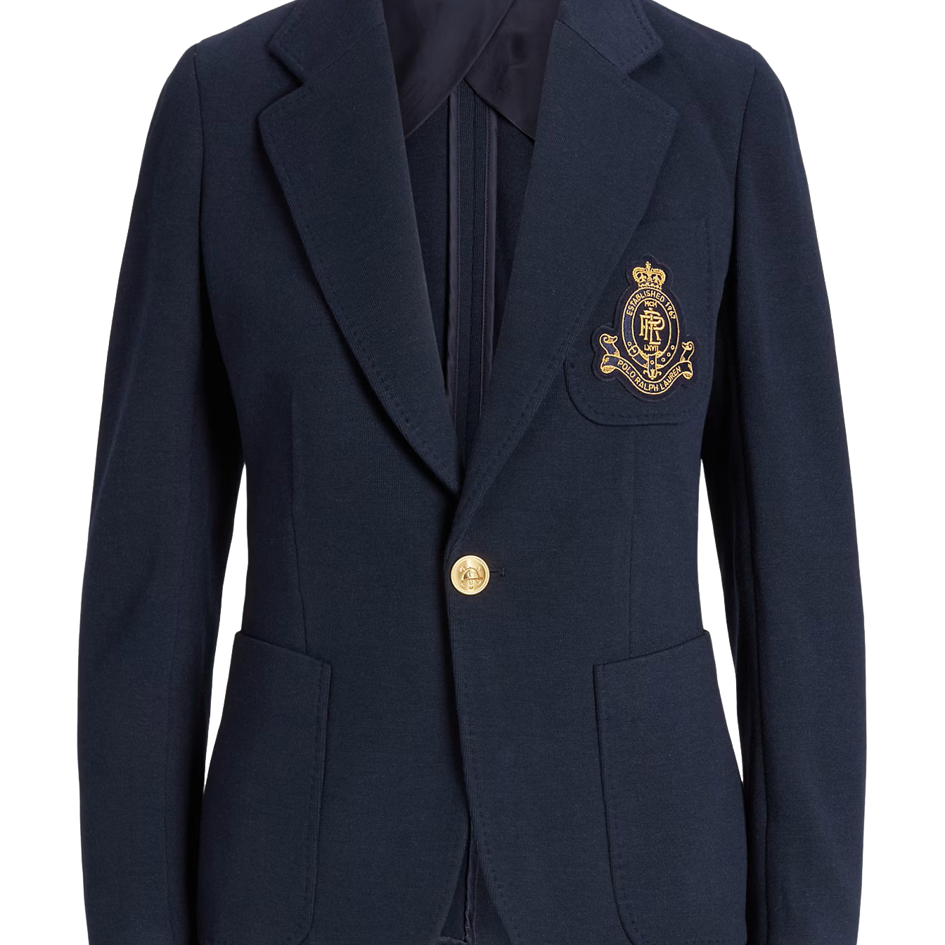 DOUBLE KNIT WOOL SINGLE BREASTED BLAZER - Jackets - Sassanova