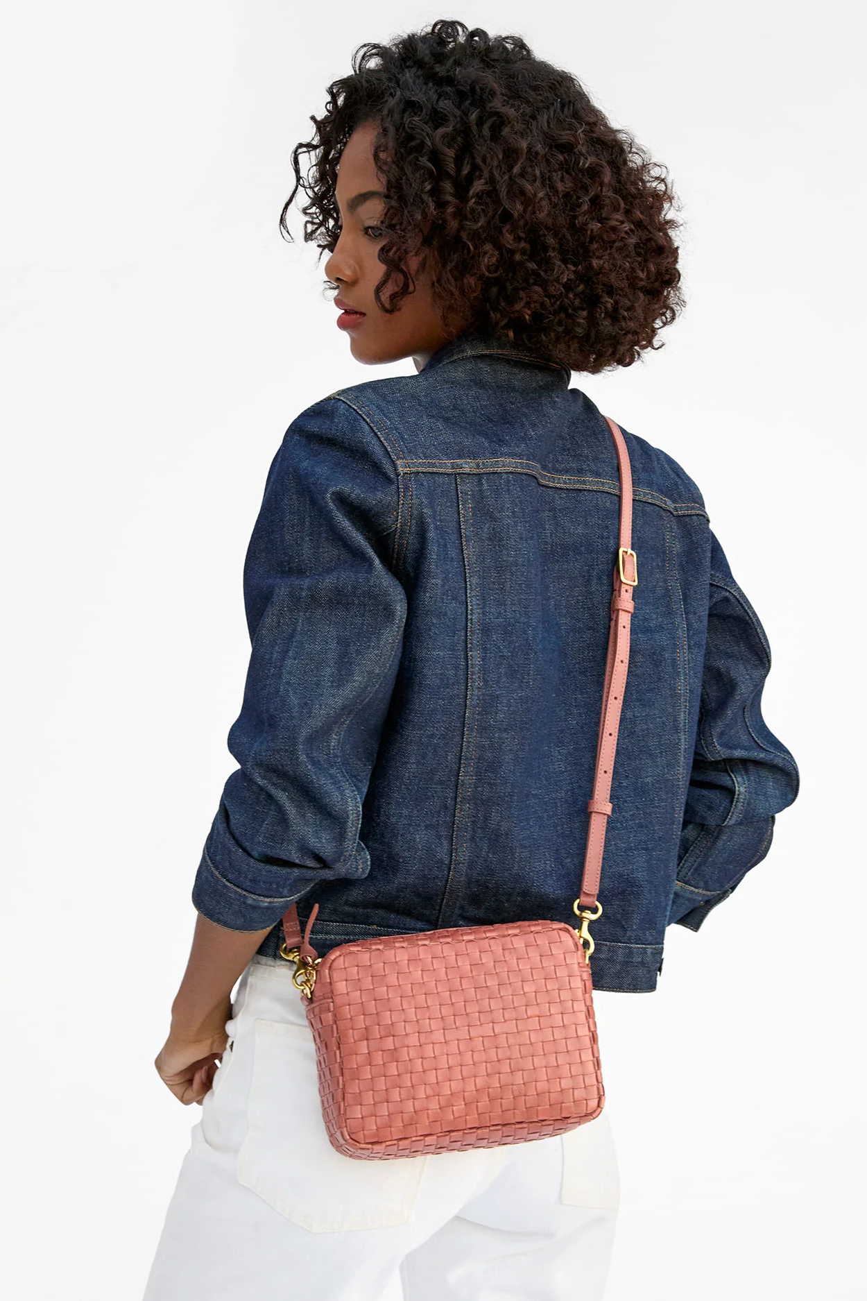 MIDI SAC WOVEN CHECKER - Handbags - Sassanova