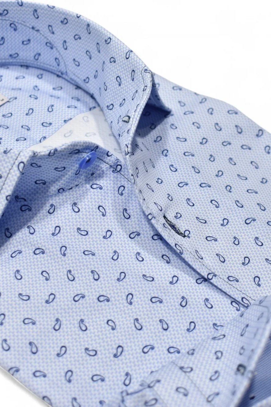 FLOATING PAISLEY DRESS SHIRT - Long Sleeved Shirts - Novaman