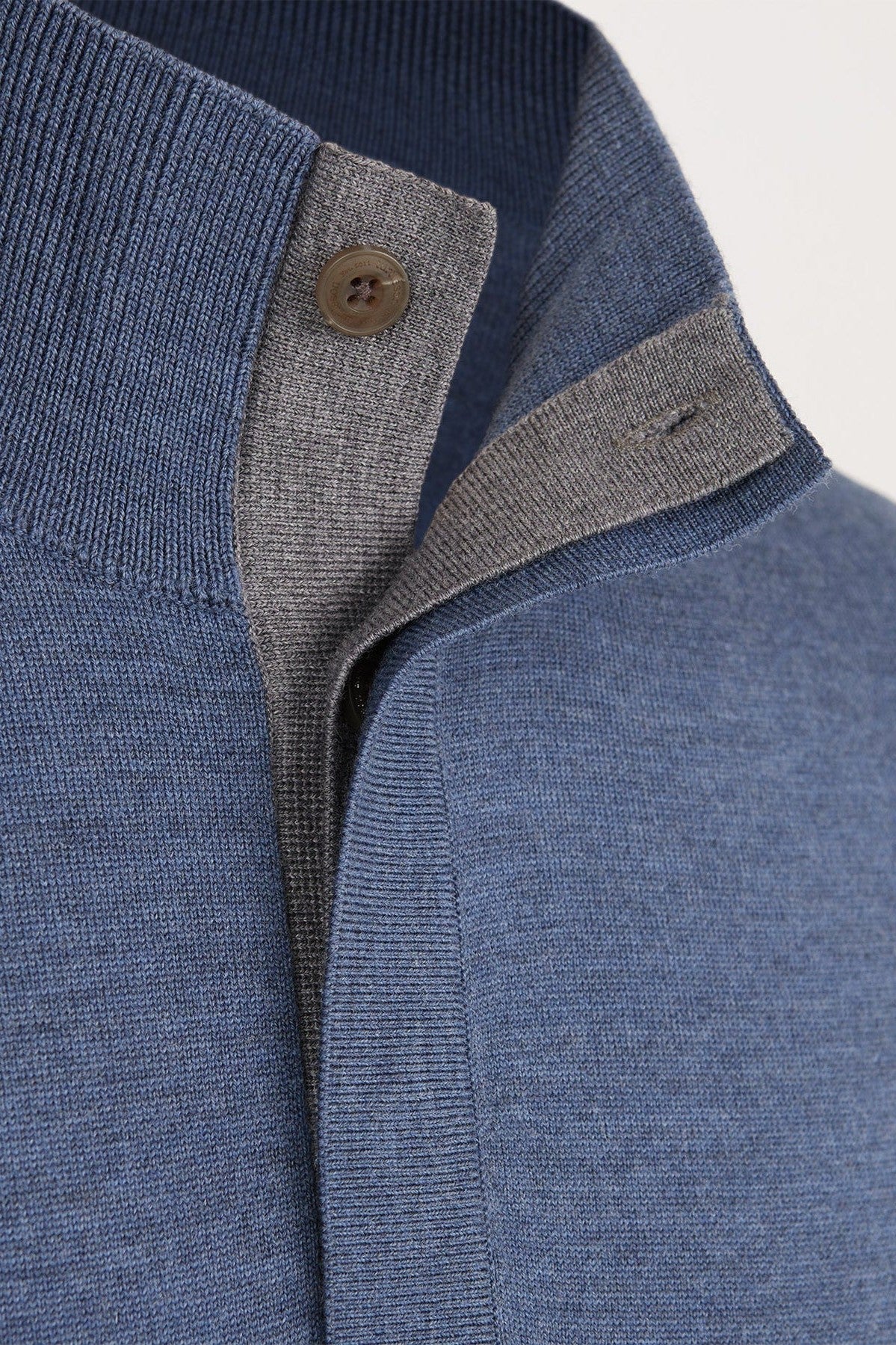 DESMOND 1/4 BUTTON SWEATER - Sweaters - Novaman