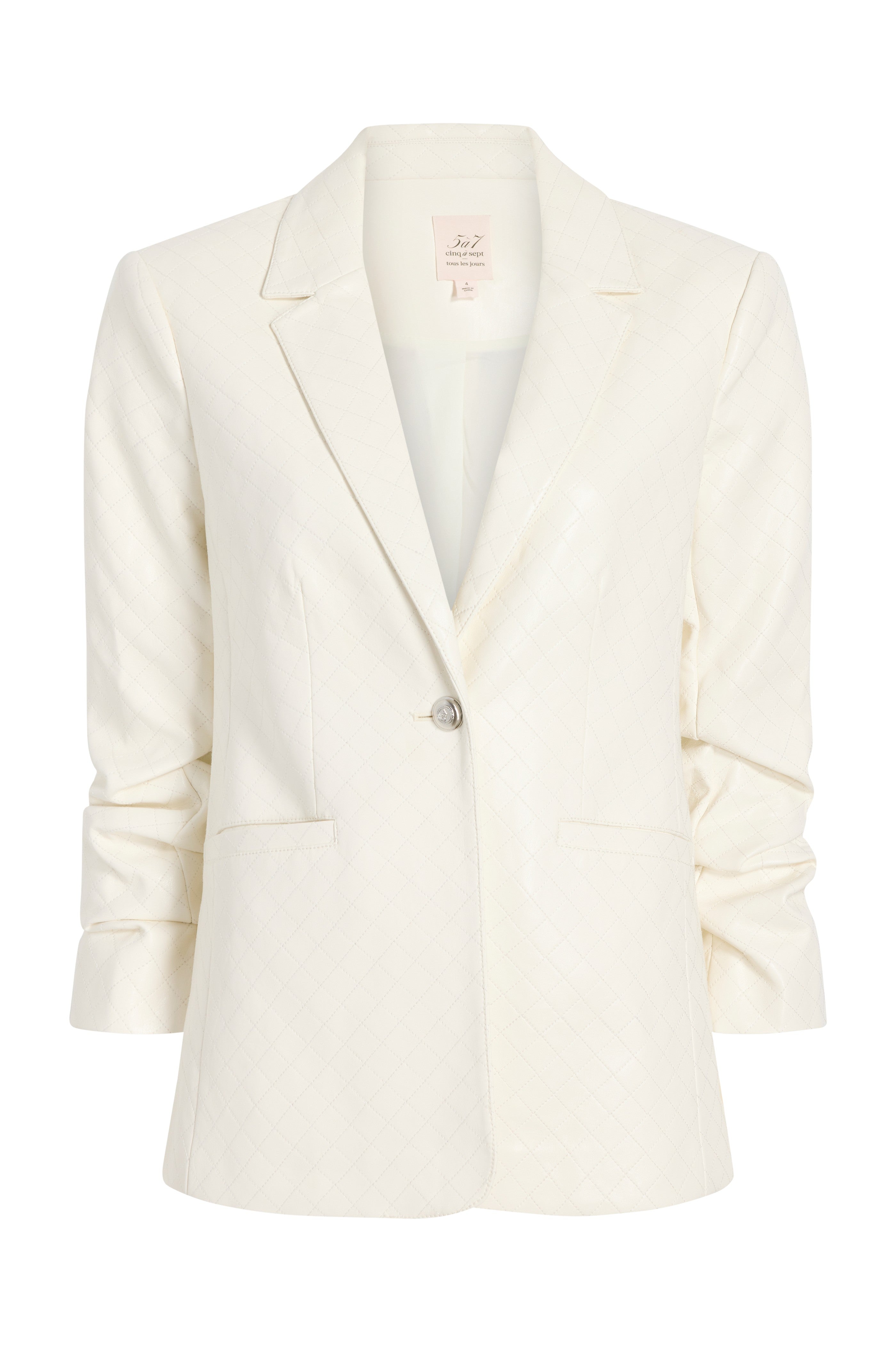 QUILTED KHLOE BLAZER - Jackets - Sassanova