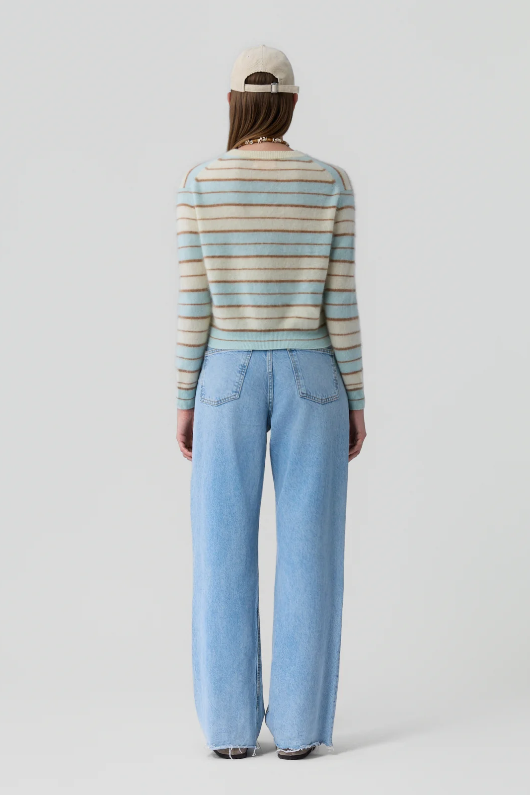 GRIZZLY STRIPE CREW - Sweaters - Sassanova