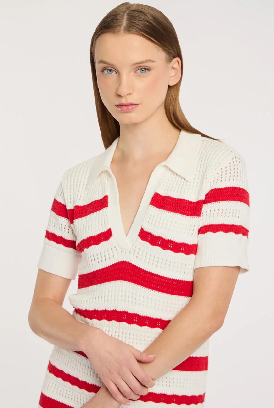 CLEMENTINE KNIT POLO DRESS - Dresses - Sassanova