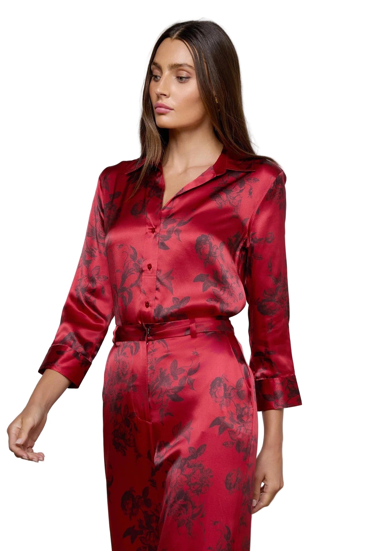 DANI 3/4 SLV BLOUSE-sassanova