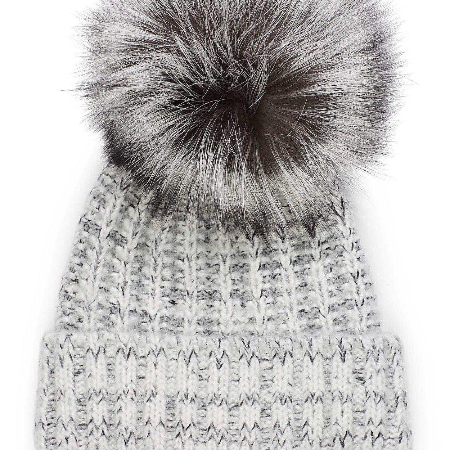 FOLD UP FUR BEANIE - Sassanova