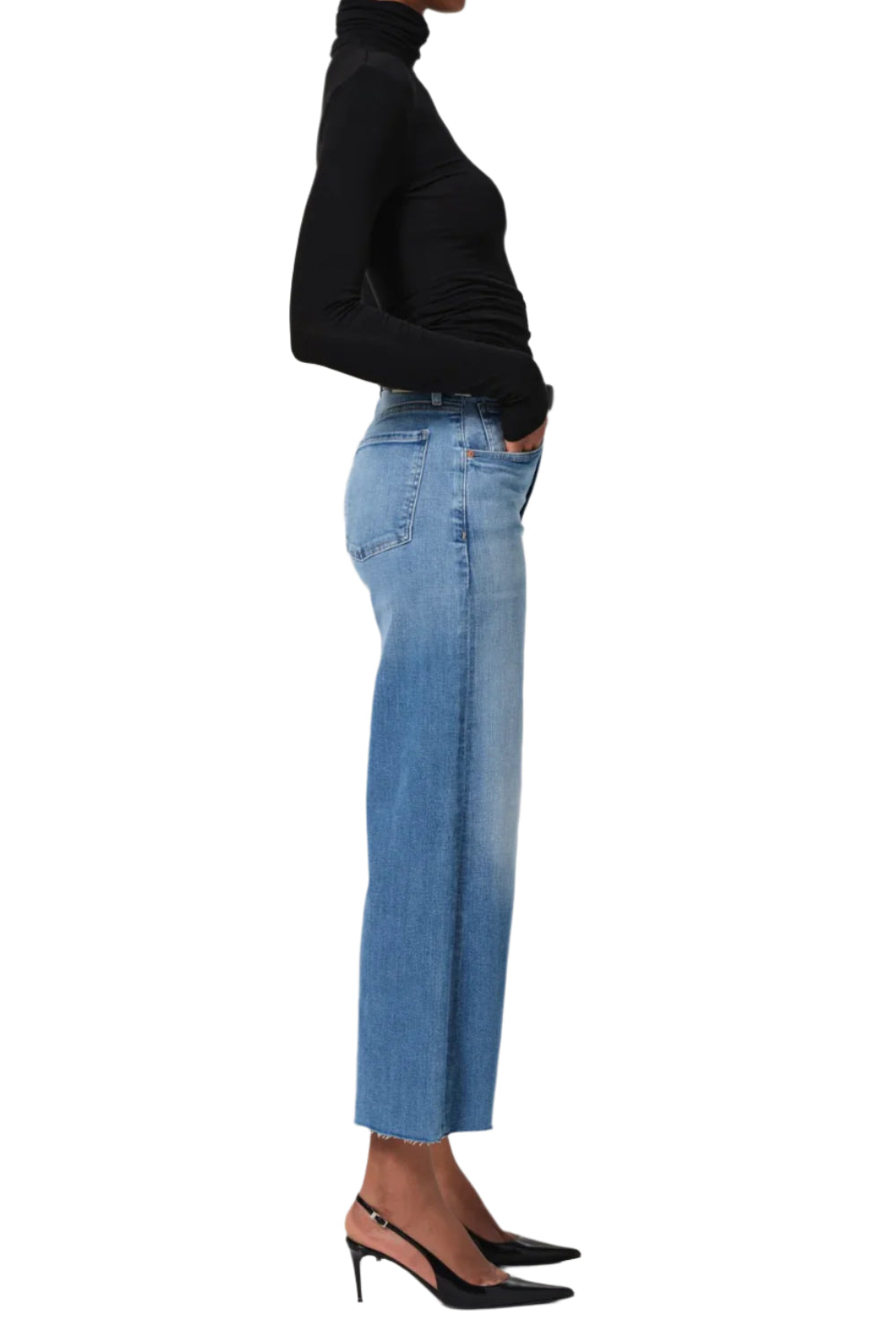 LYRA CROP WIDE LEG - Jeans - Sassanova