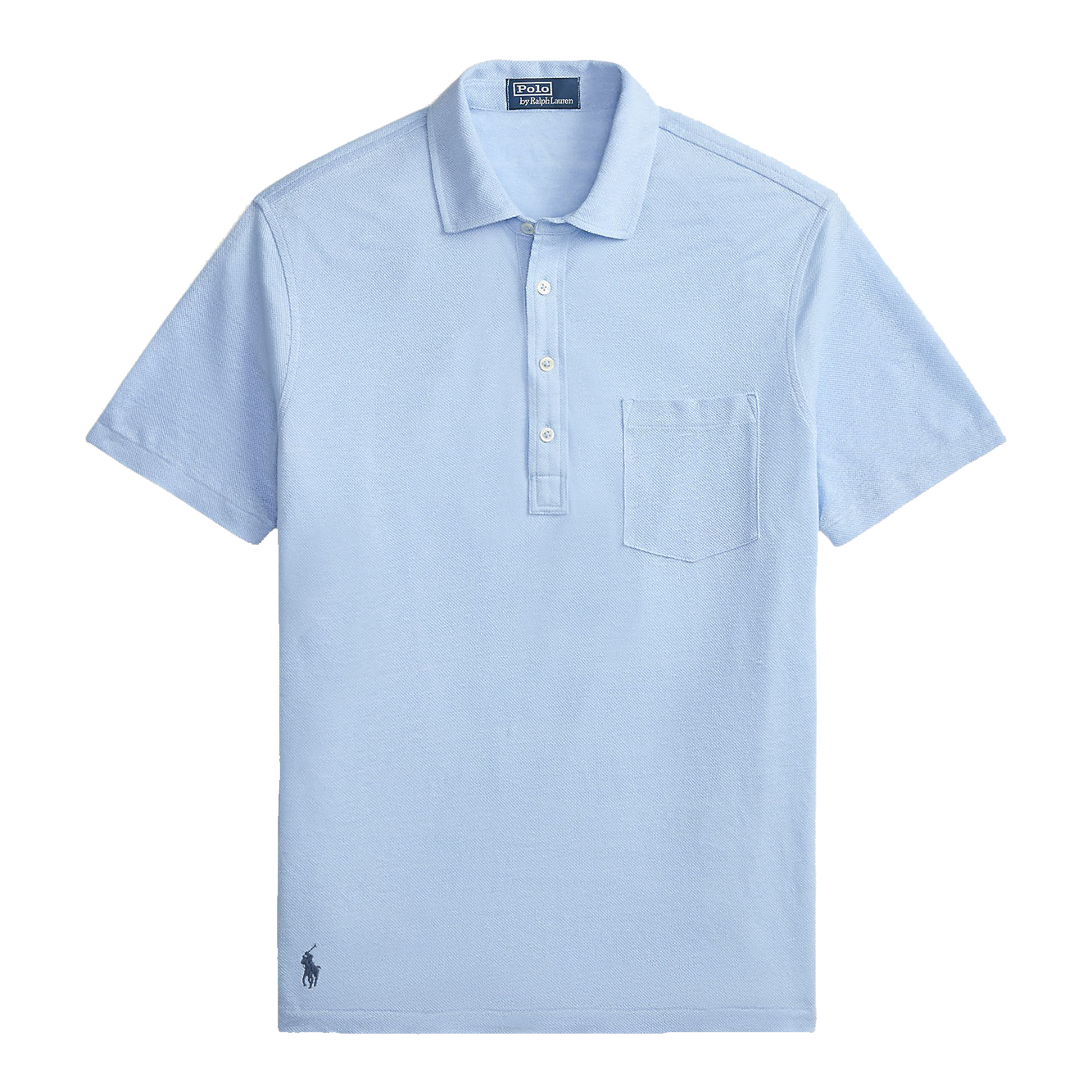 SHORT SLEEVE LINEN PIQUE POLO - Polos - Novaman