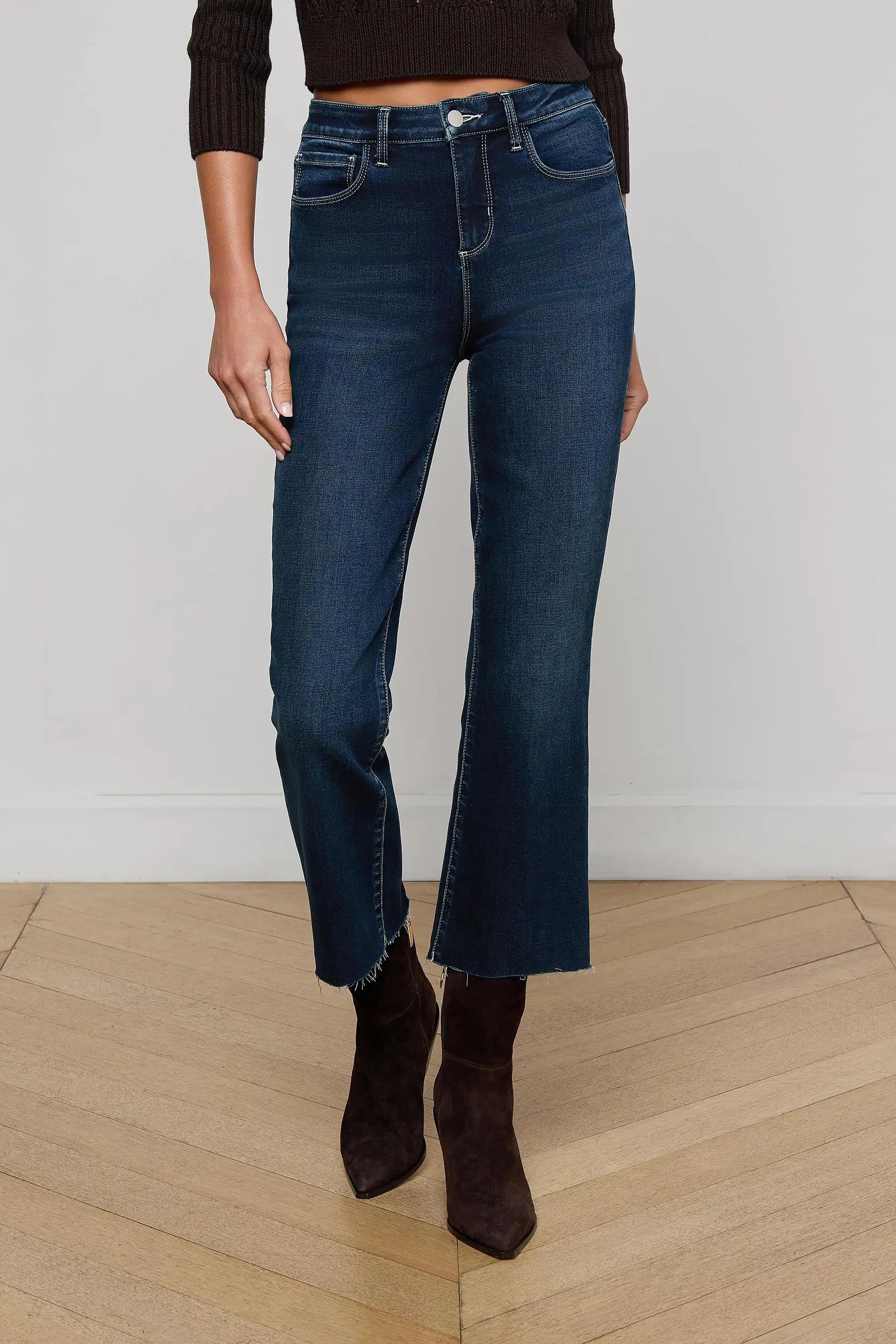 KENDRA CROP FLARE - Jeans - Sassanova