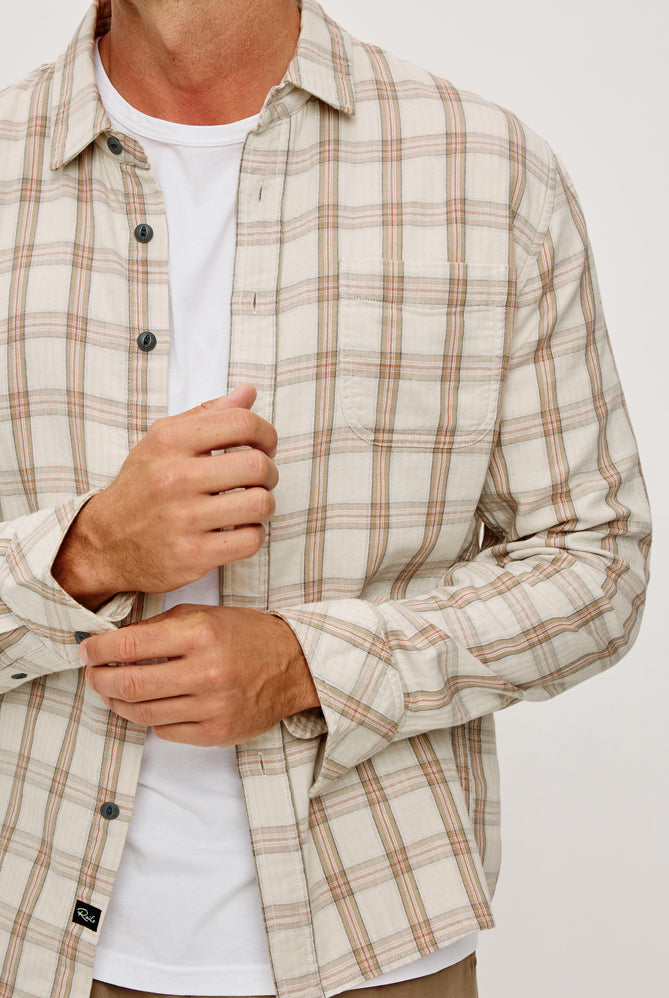 OWENS LONG SLEEVE SPORT SHIRT - Long Sleeved Shirts - Novaman