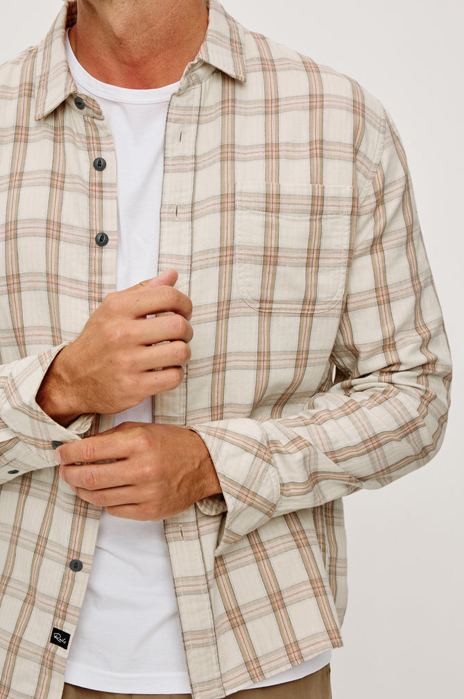 OWENS LONG SLEEVE SPORT SHIRT - Long Sleeved Shirts - Novaman