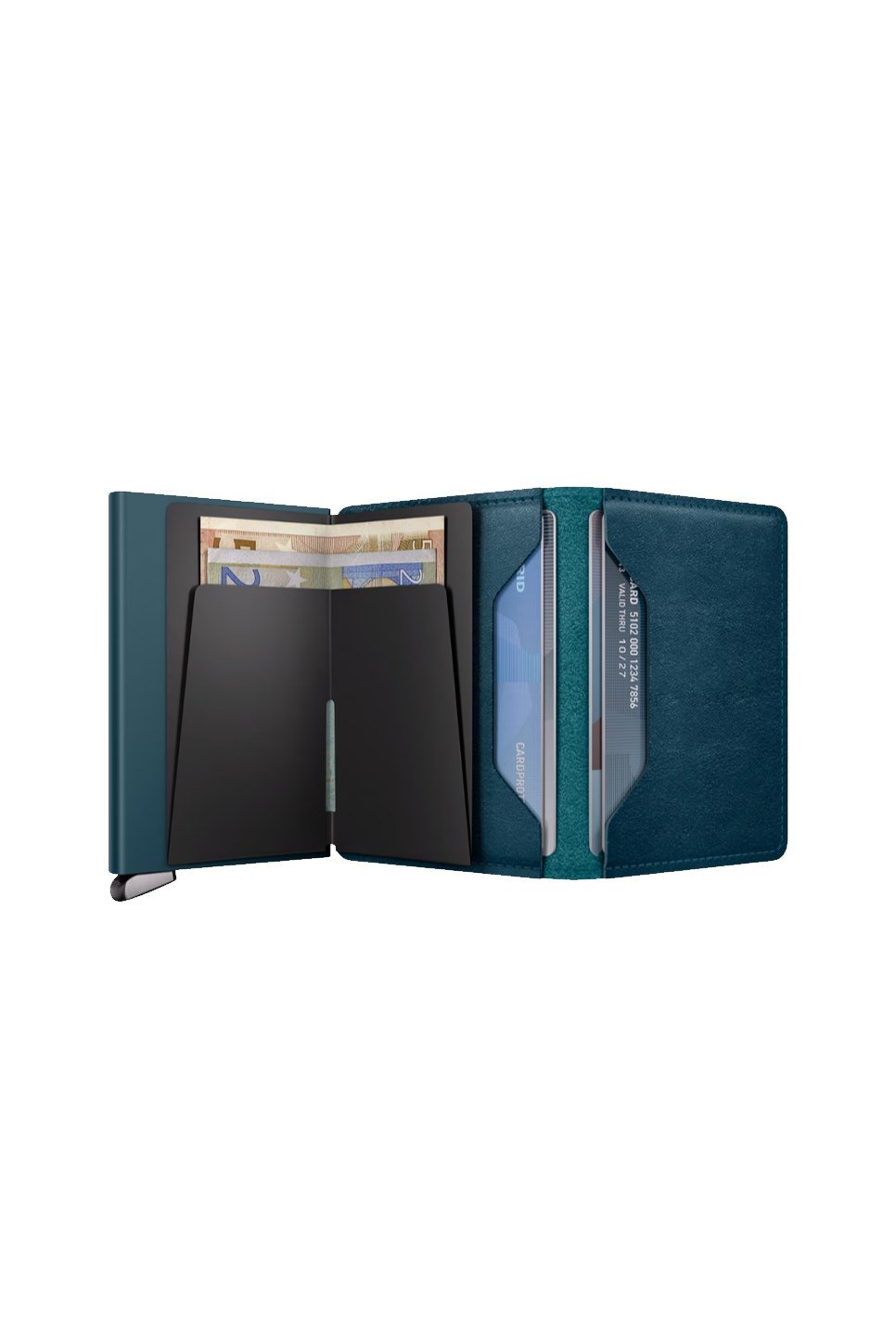 PREMIUM SLIMWALLET BASCO TEAL - Wallet - Novaman