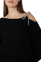 IDA OTS CRYSTAL TIE SWEATER
sassanova